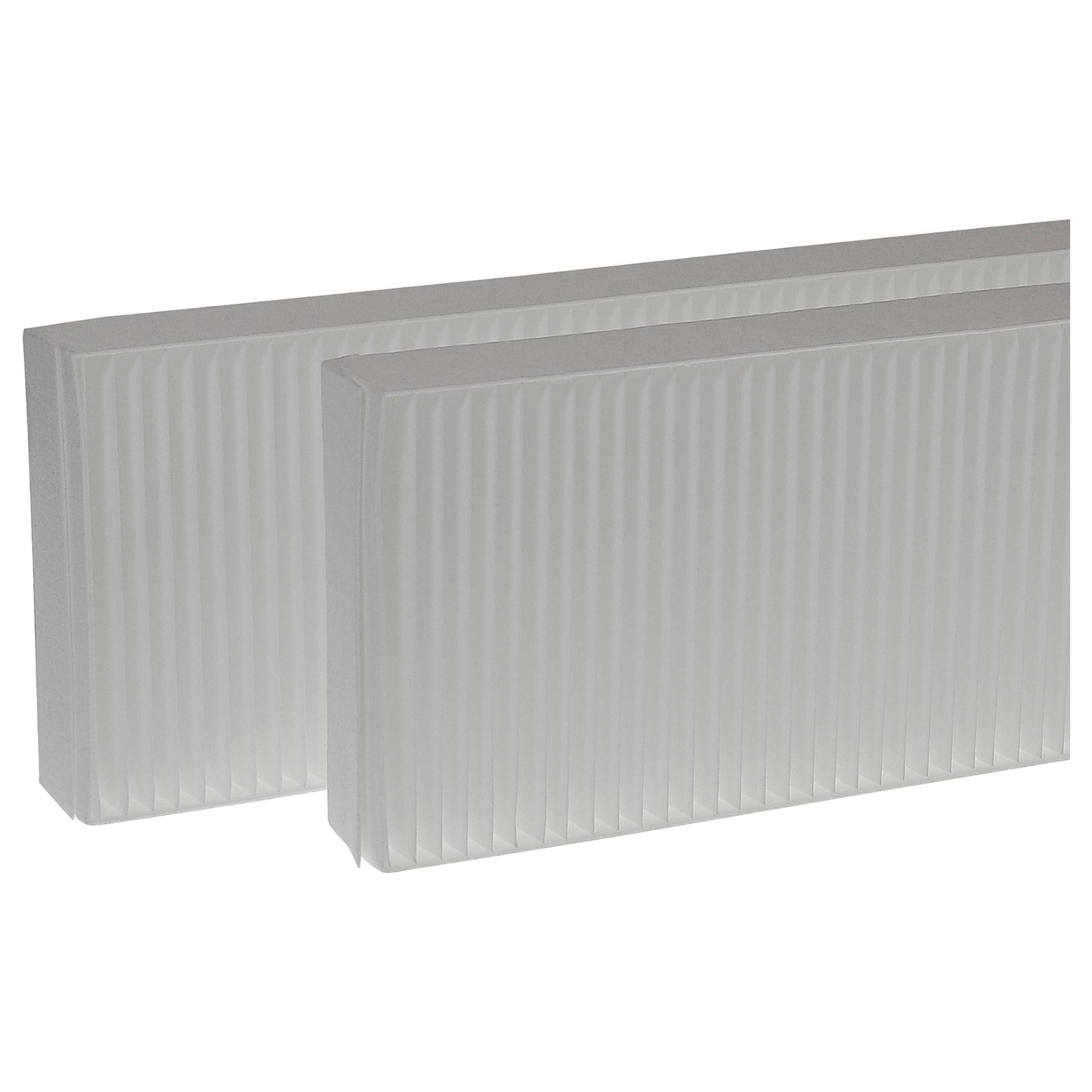 8-tlgs. Filterset als Ersatz für Zehnder 527003440 für Zehnder Lüfter - 48 x 18 x 10 cm