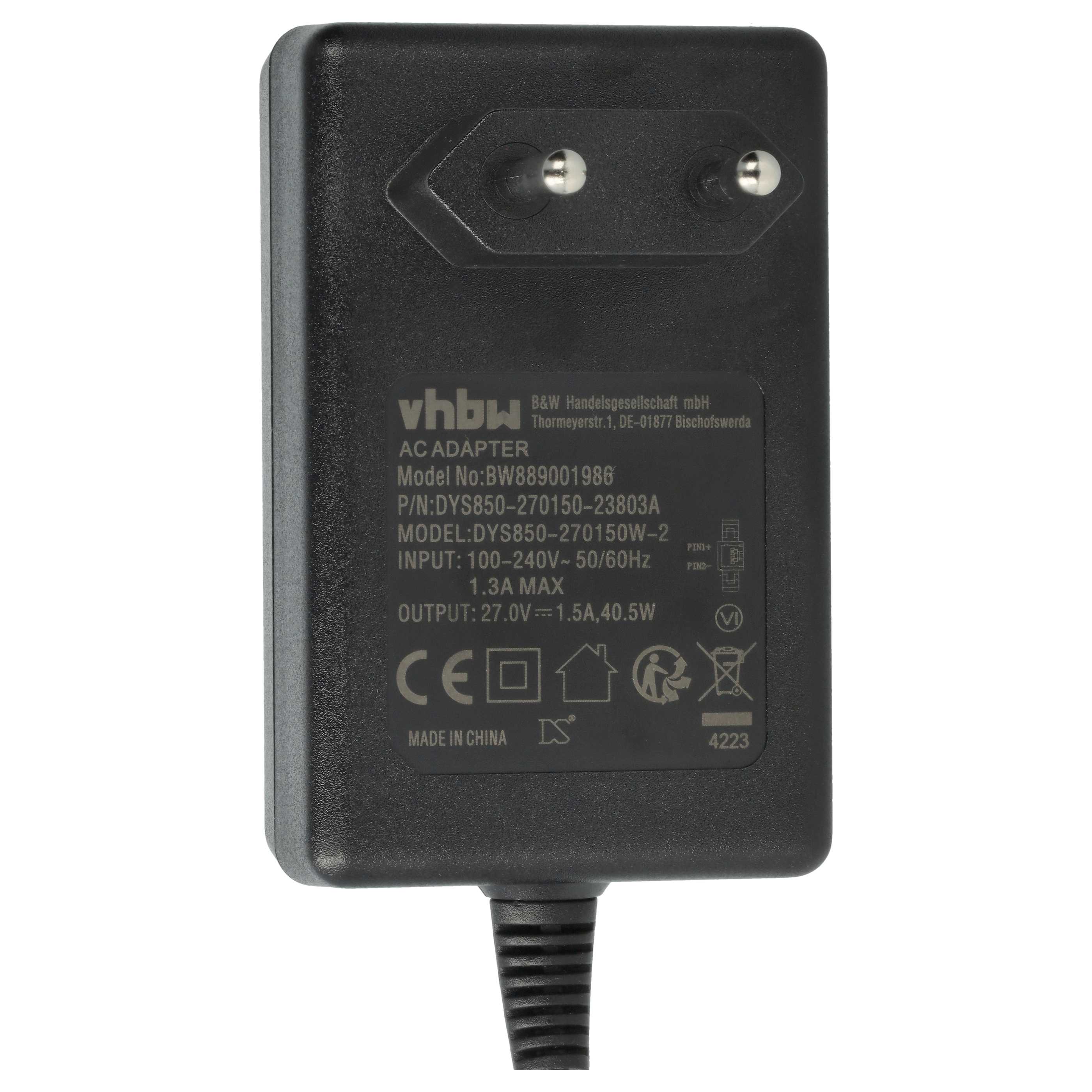Charger incl. Battery (2000 mAh) replaces Velux 946933, 946930, GP210AFHT, 846933 for NiMH Batteries