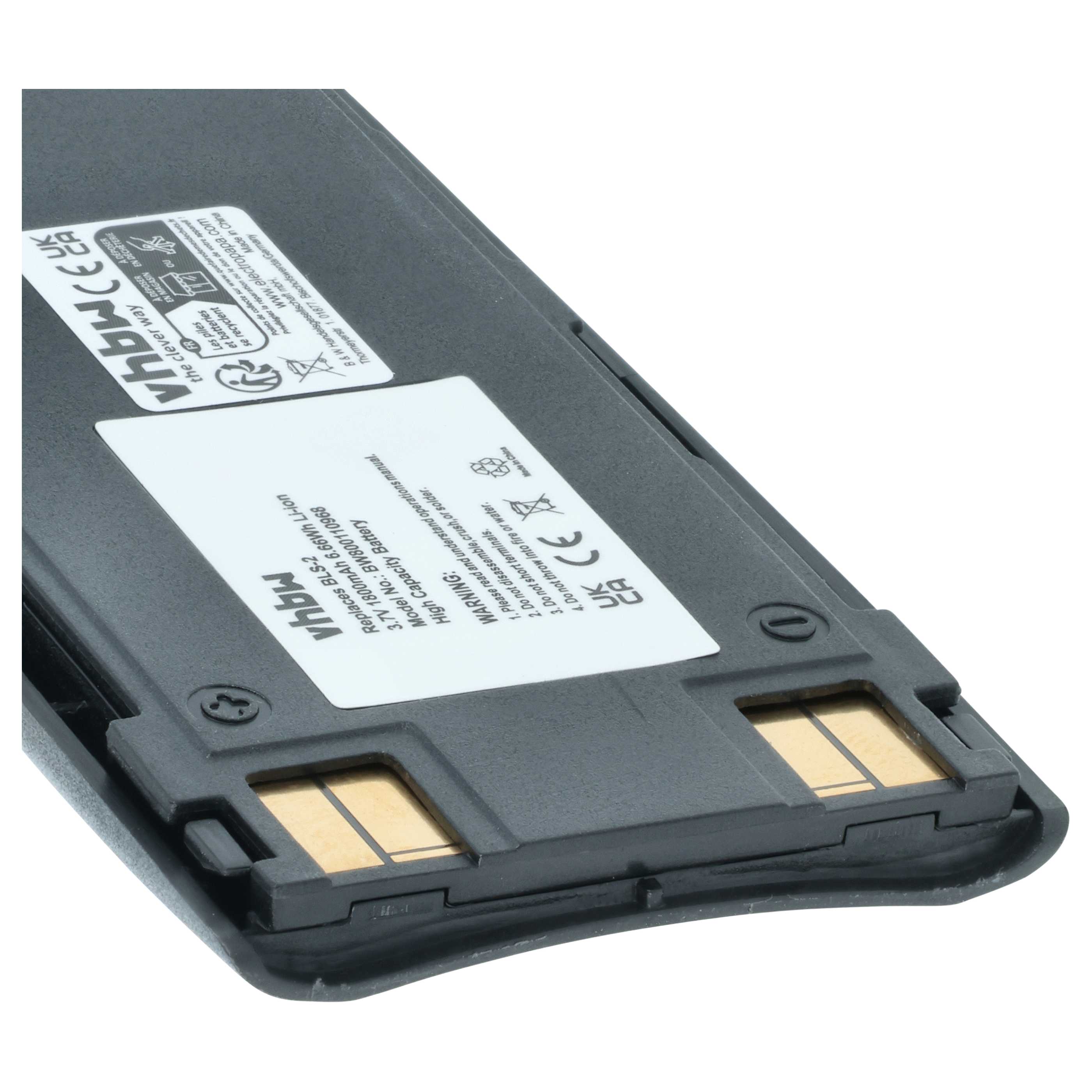 Akumulator do telefonu smartfona zamiennik Nokia BLS-4, BMS-2S, BLS-2, BLS-2N, BPS-2 - 1800 mAh 3,7 V Li-Ion
