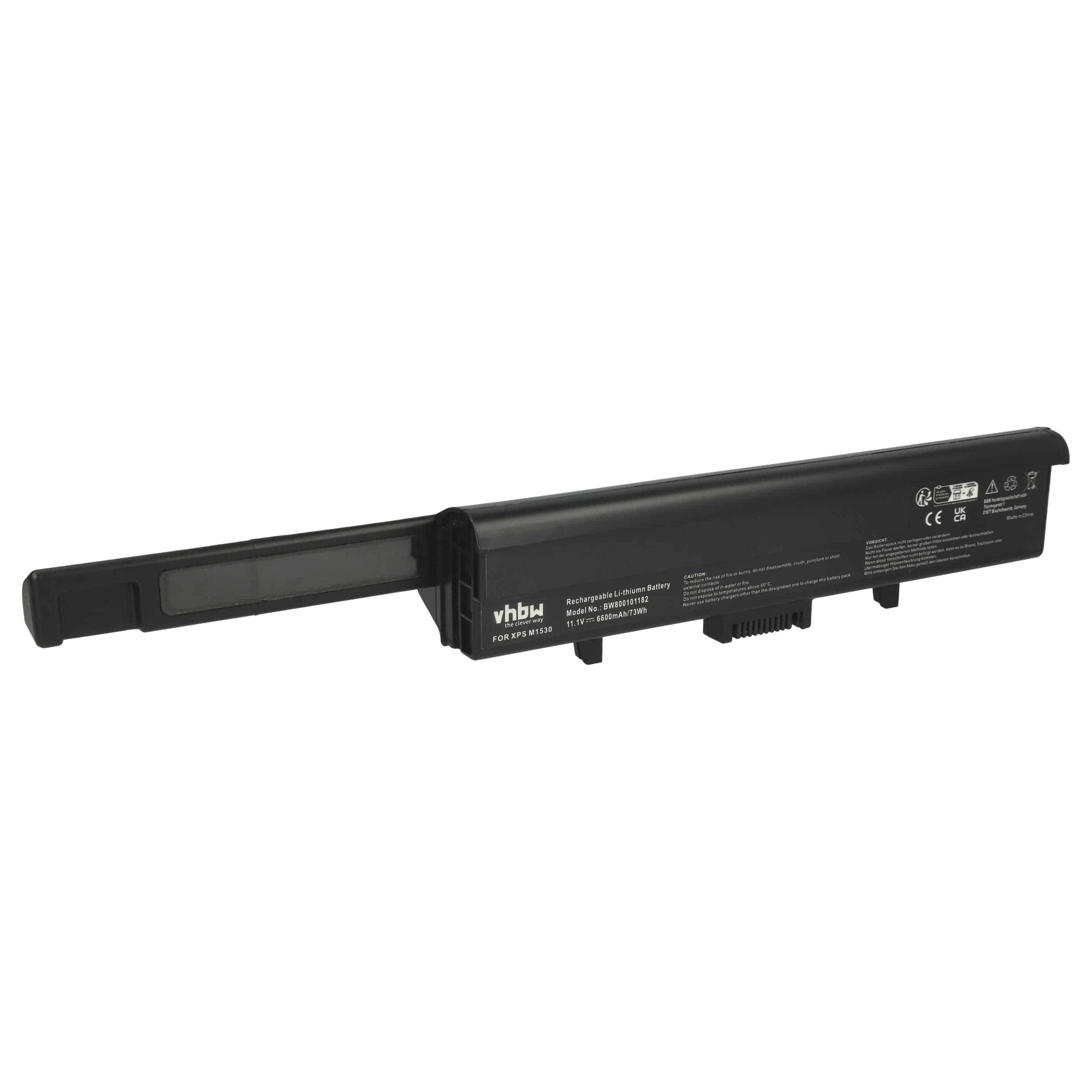 Akumulator do laptopa zamiennik Dell 312-0664, 312-0660, 312-0662, 312-0663 - 6600 mAh 11,1 V Li-Ion, czarny