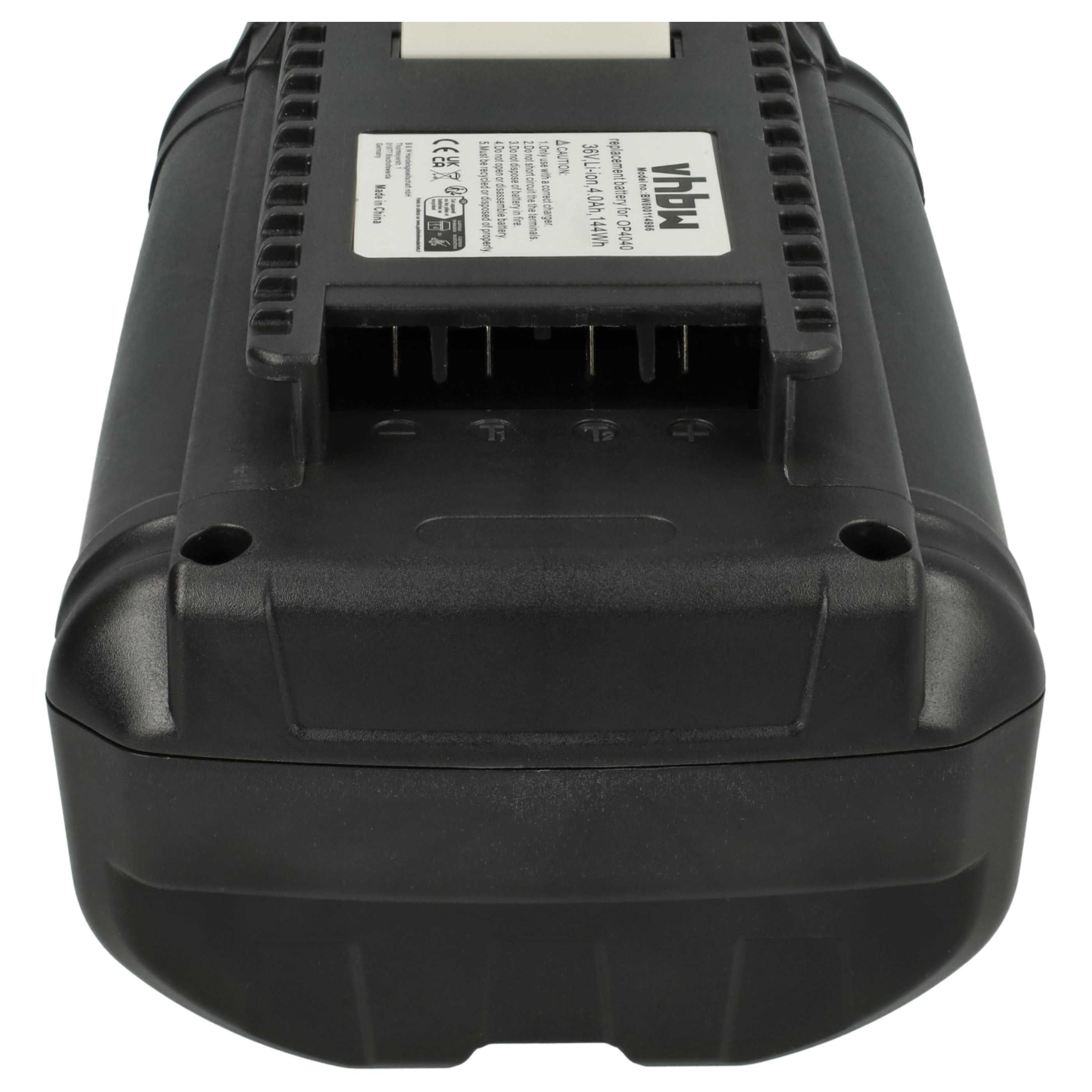3x Akumulator do elektronarzędzi zamiennik Ryobi BPL3626, BPL3626D, BPL3640, 5133002166 - 4 Ah 36 V Li-Ion