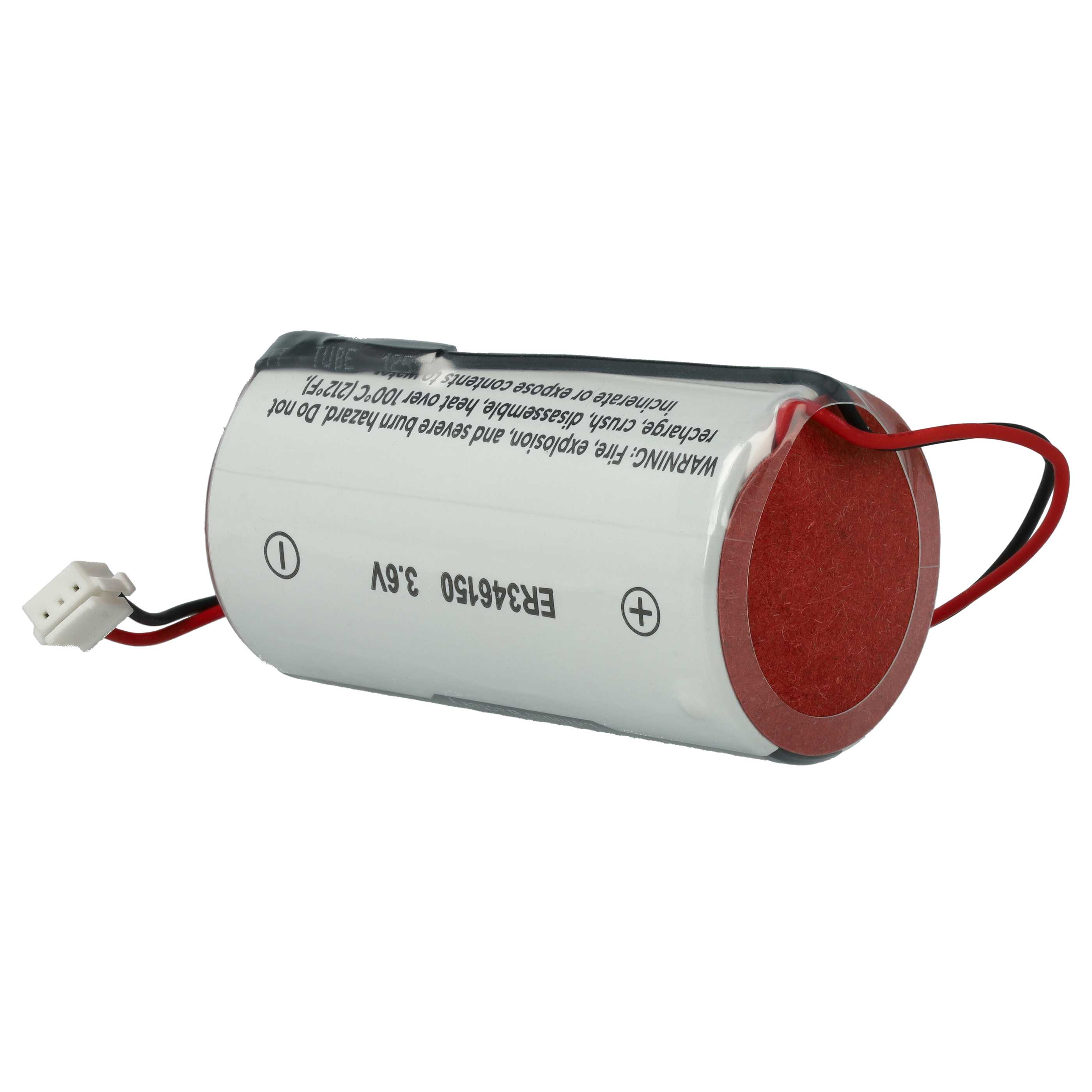 2x Piles remplace DSC ER34615M-T1, ER346150, WT4911BATT pour centrale d'alarme DSC - 14500mAh 3,6V Li-MnO2