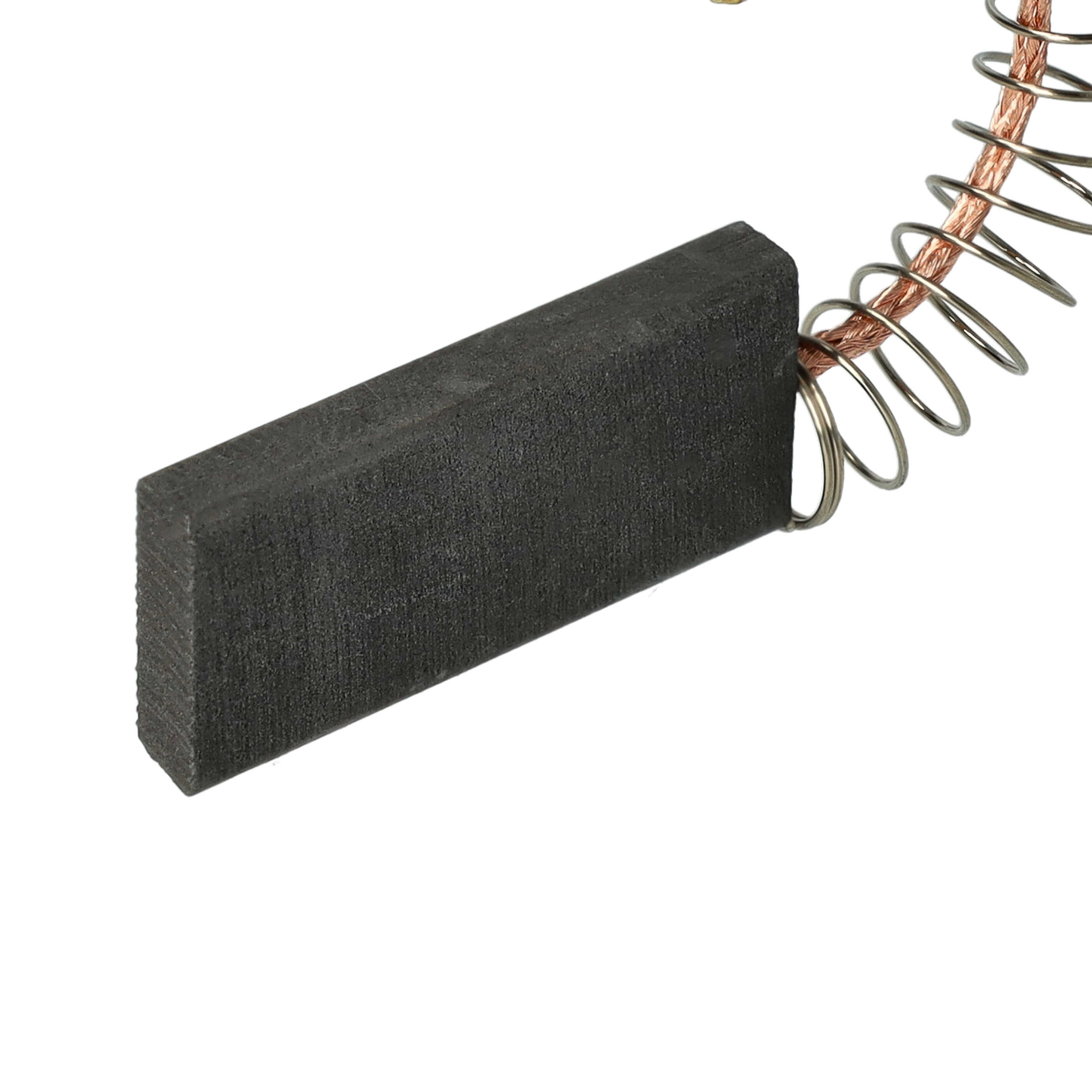2x Spazzola carbone sostituisce Bosch 154740 per utensili + molla + manicotto spina piatta, 5 x 12 x 33 mm