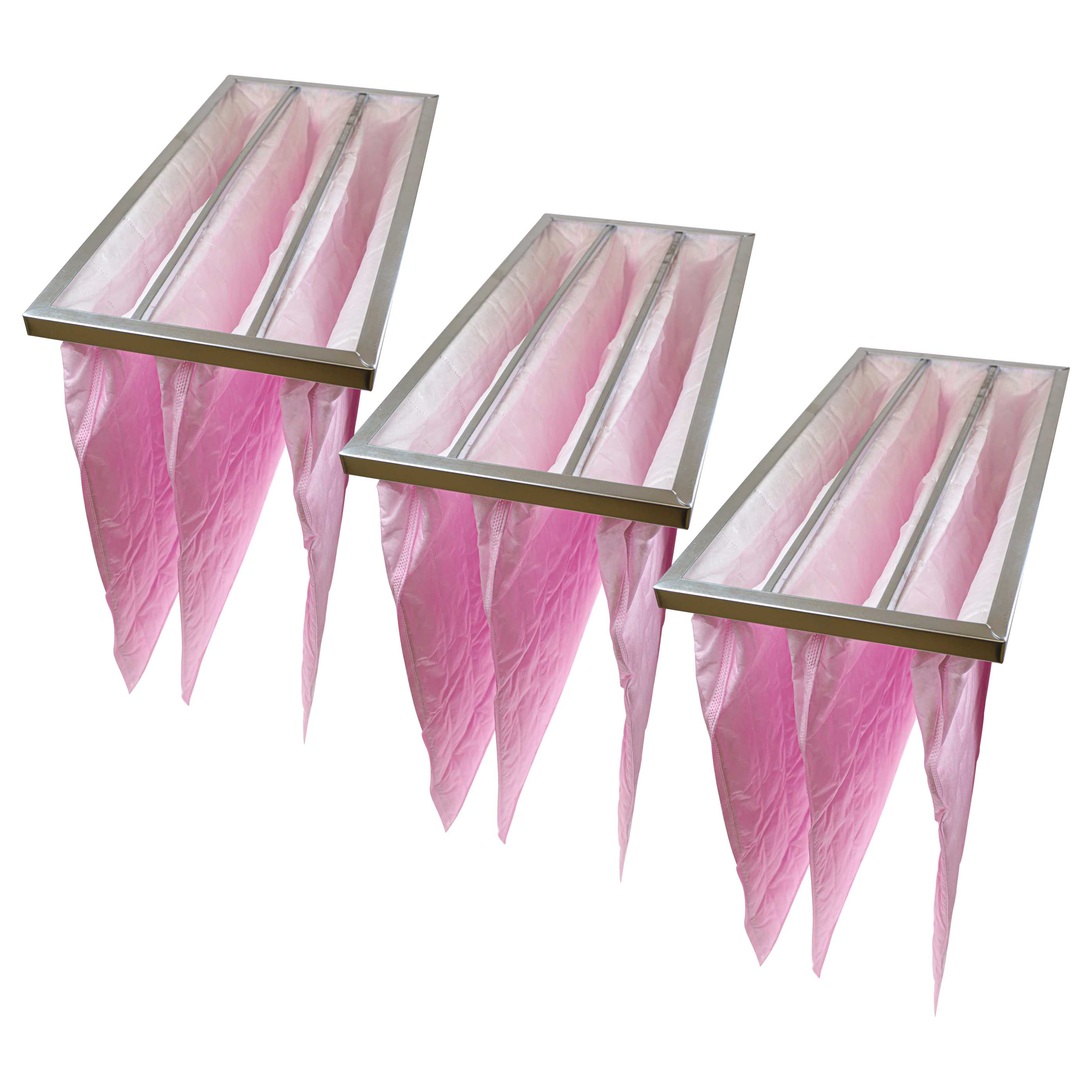 3x Taschenfilter F7 Klimaanlagen, Lüftungsanlagen - 59,5 x 29 x 5,1 cm