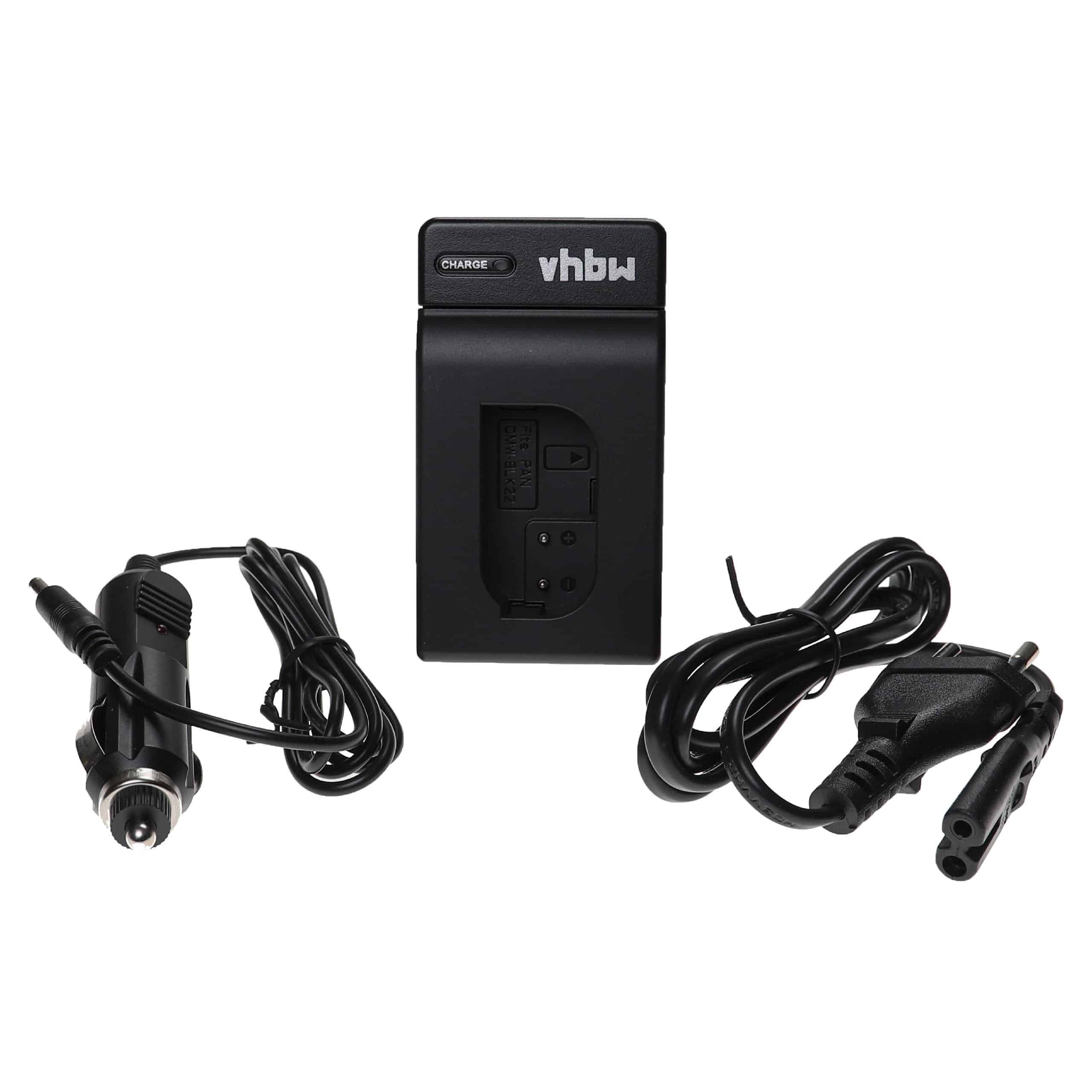 Battery Charger suitable for Panasonic Lumix DC-GH5, DC-S5, DC-S5K, DC-GH5 II Digital Camera - 0.6 A
