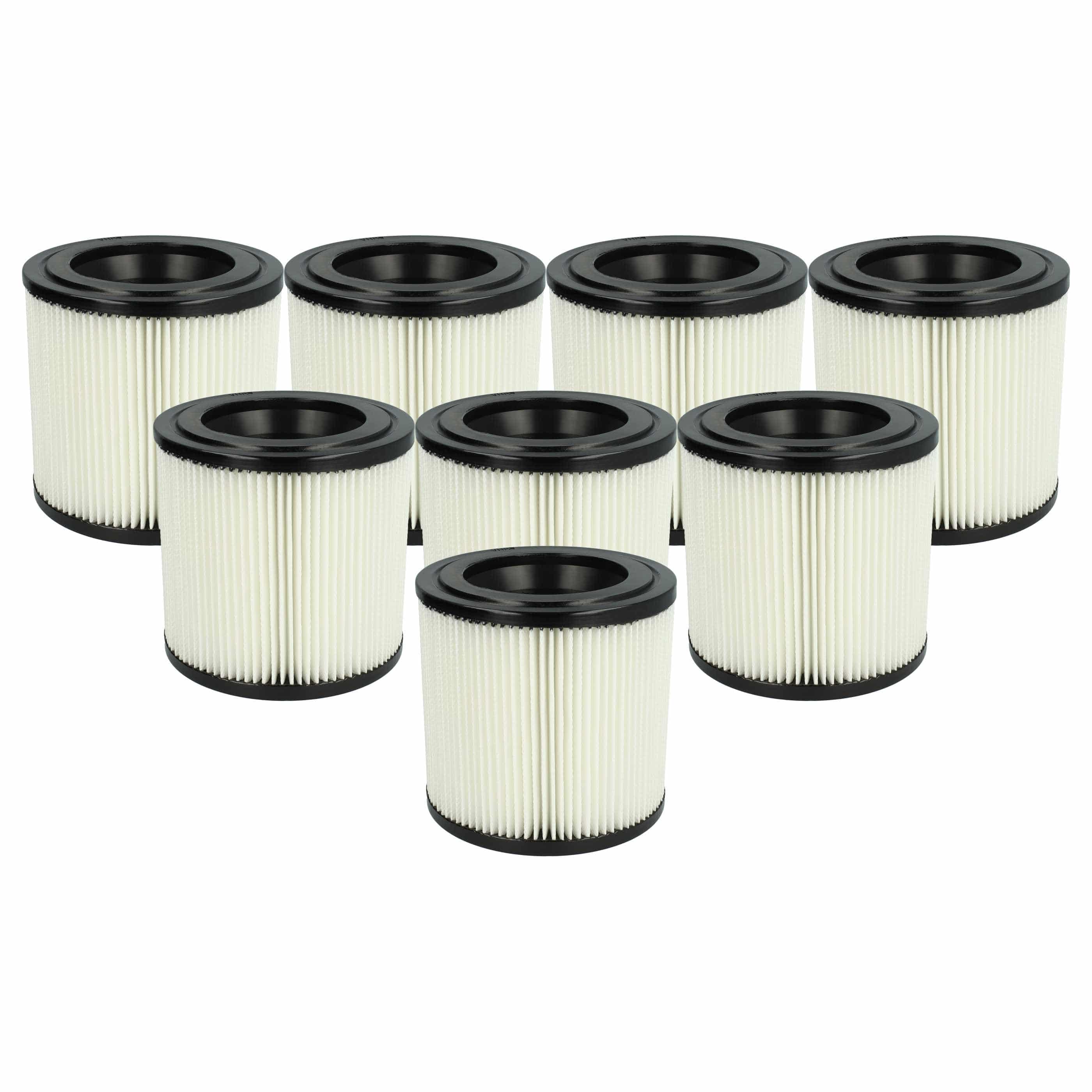 8x Filtro reemplaza Kärcher 2.889-219.0 para aspiradora Kärcher, negro / blanco
