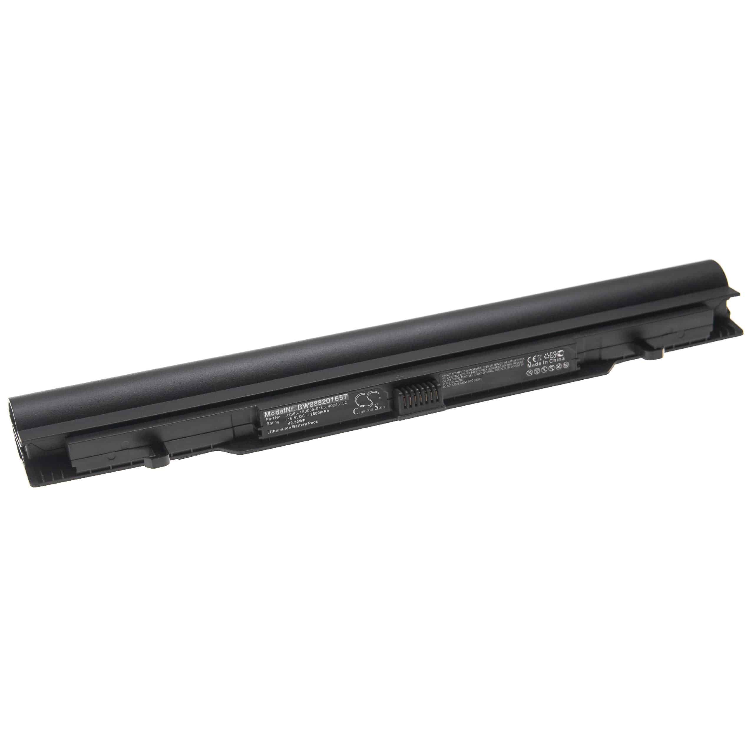 Akumulator do laptopa zamiennik Medion 40046152, US55-4S3000-S1L5 - 2600 mAh 15,5 V Li-Ion, czarny