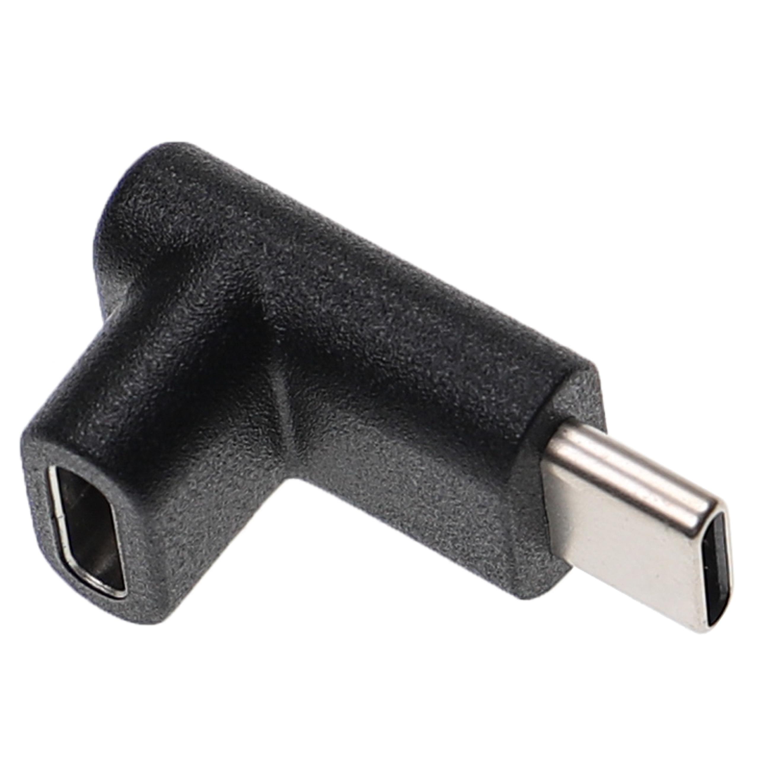 USB-C Winkeladapter 90° abgewinkelt - Stecker auf Buchse Adapter