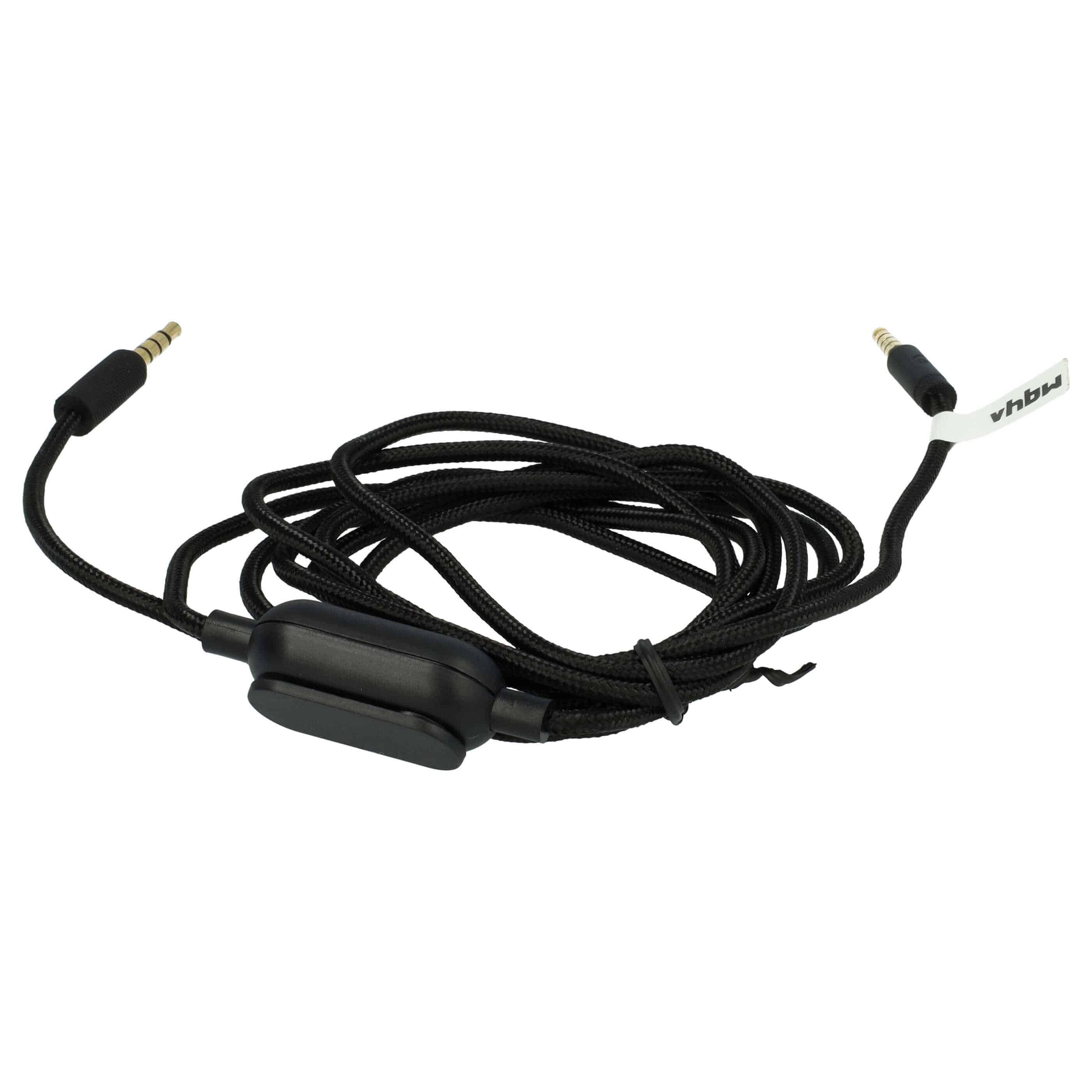 Kabel do słuchawek Logitech G Pro, G Pro X, G233, G433 - czarny, 200 cm