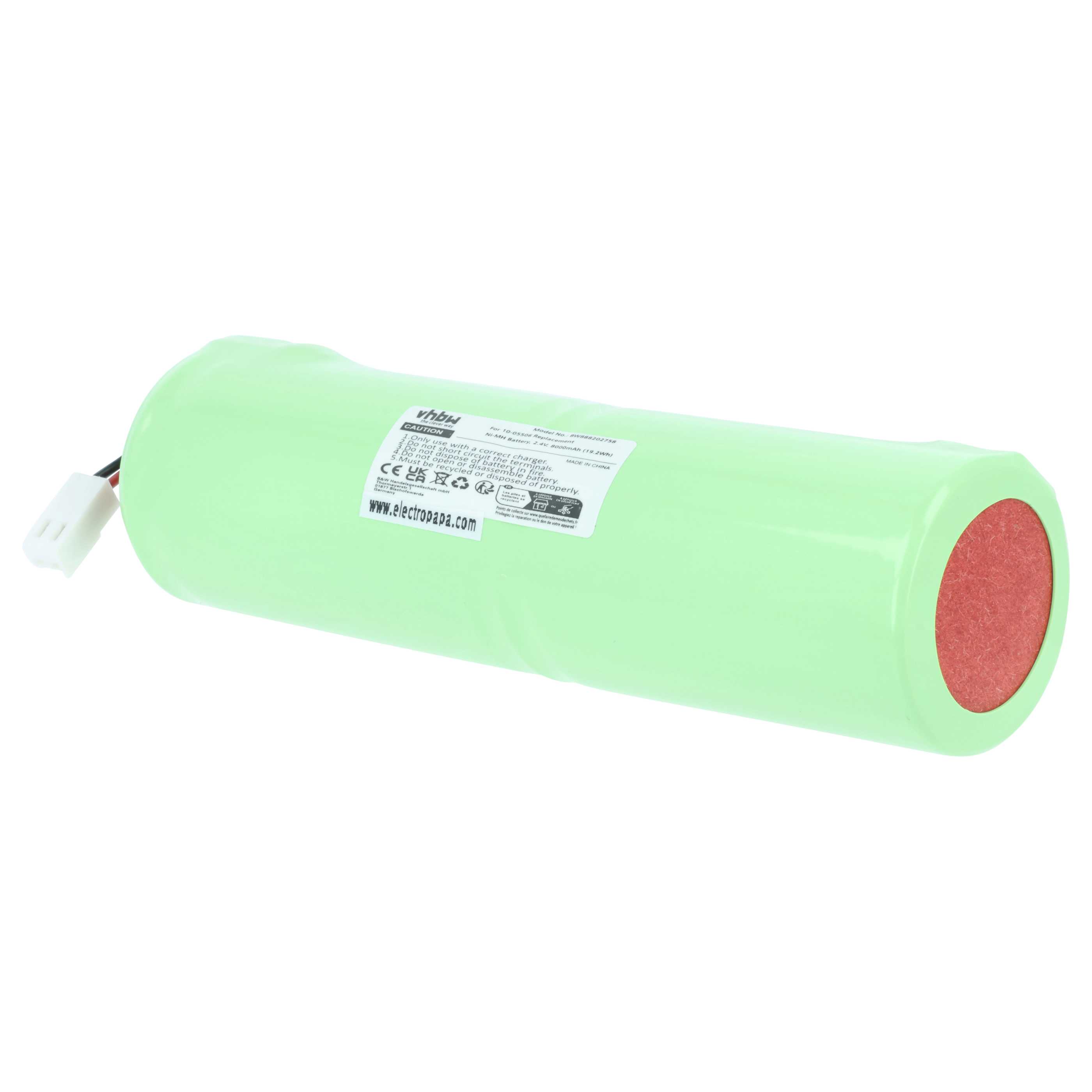 Messtechnik-Akku als Ersatz für Geo-Fennel 10-05506, GF-243000-18 für Geo-Fennel - 8000mAh 2,4V NiMH