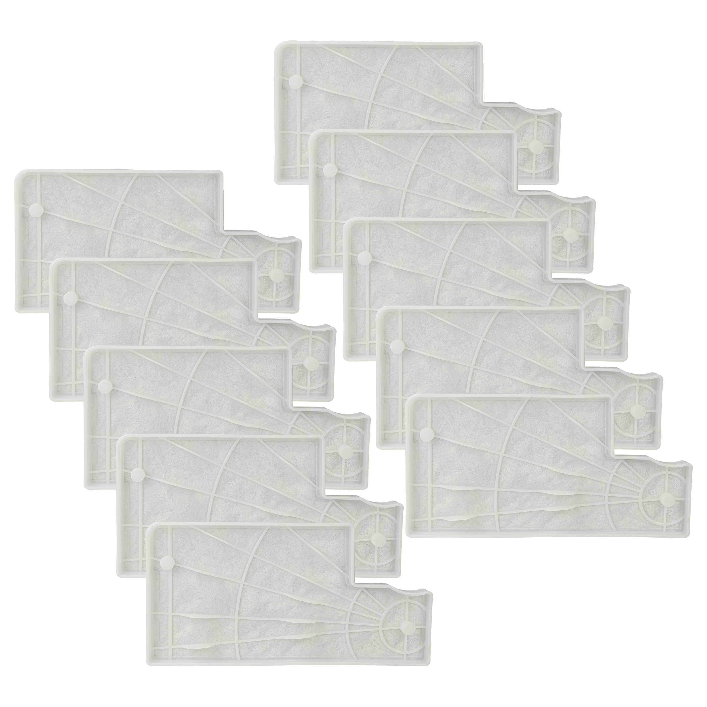 10x Filtro reemplaza Kärcher 5.731-611.0 para aspiradora, 9,2 x 18,3 cm