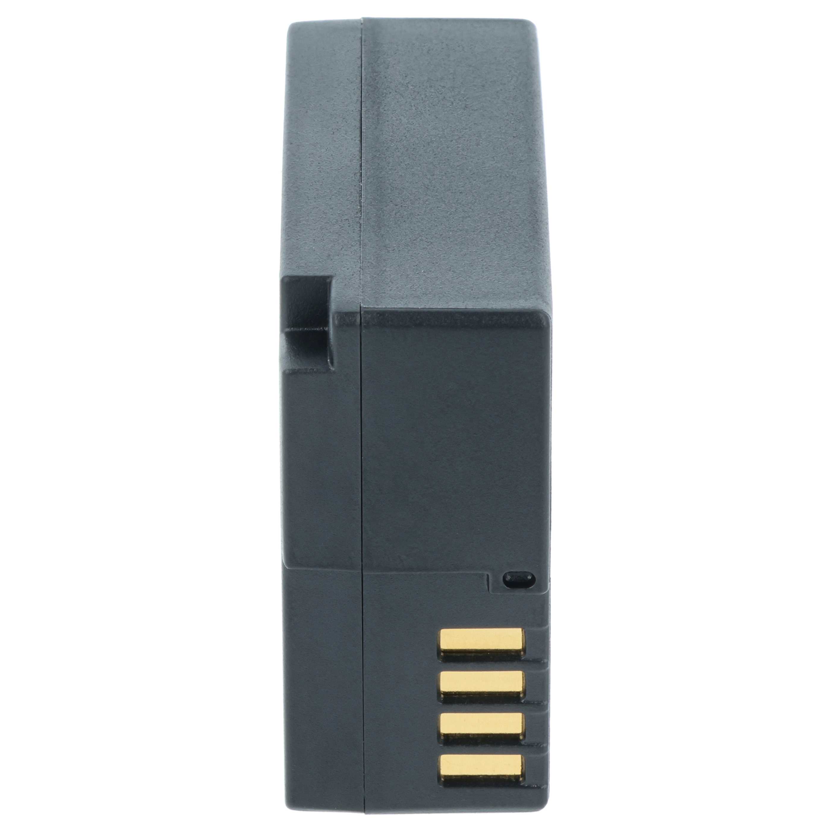 2x Battery replaces Leica BP-DC12 - 1000mAh, 7.2V, Li-Ion with Info Chip