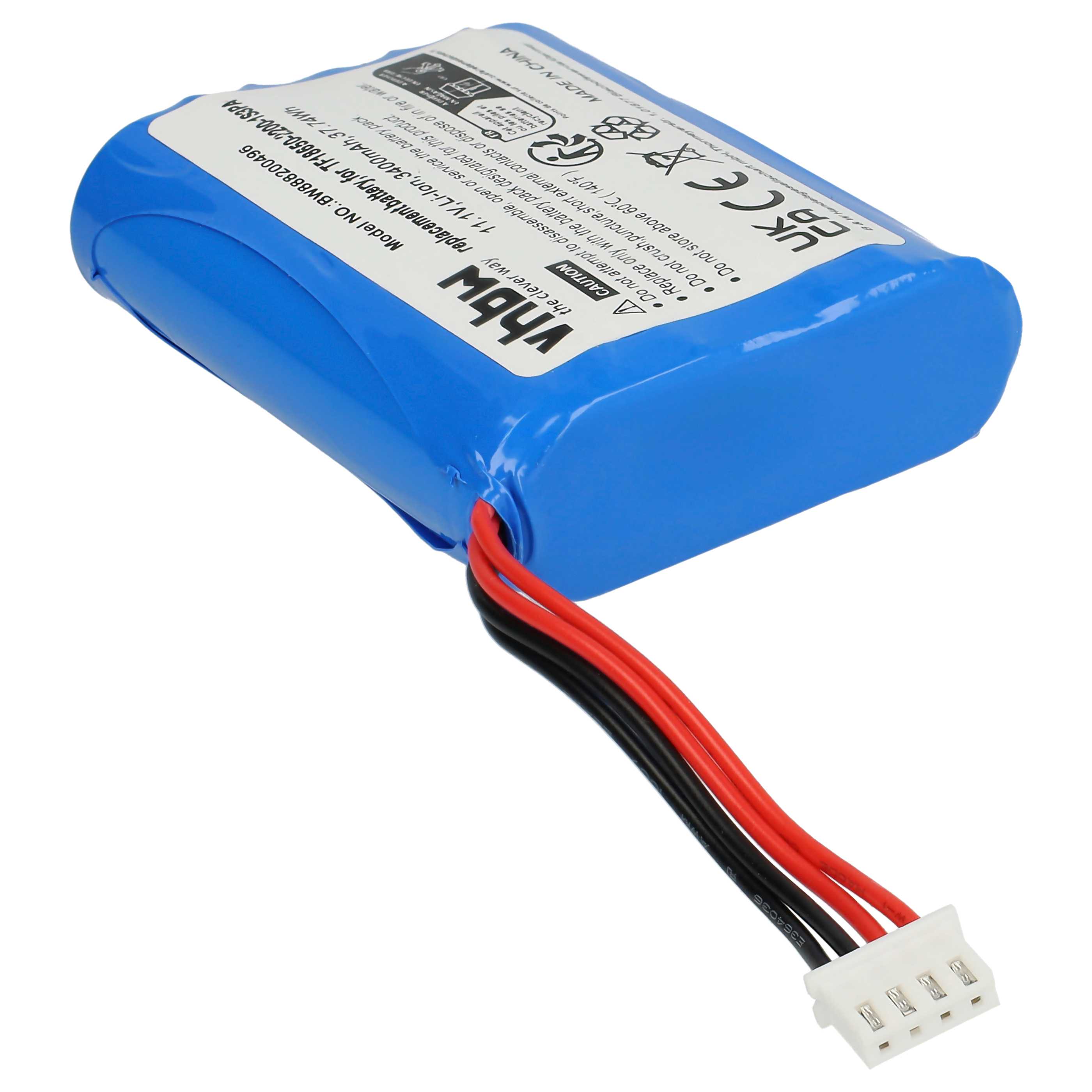 Akumulator do głośnika zamiennik Marshall TF18650-2200-1S3PA - Li-Ion 3400mAh