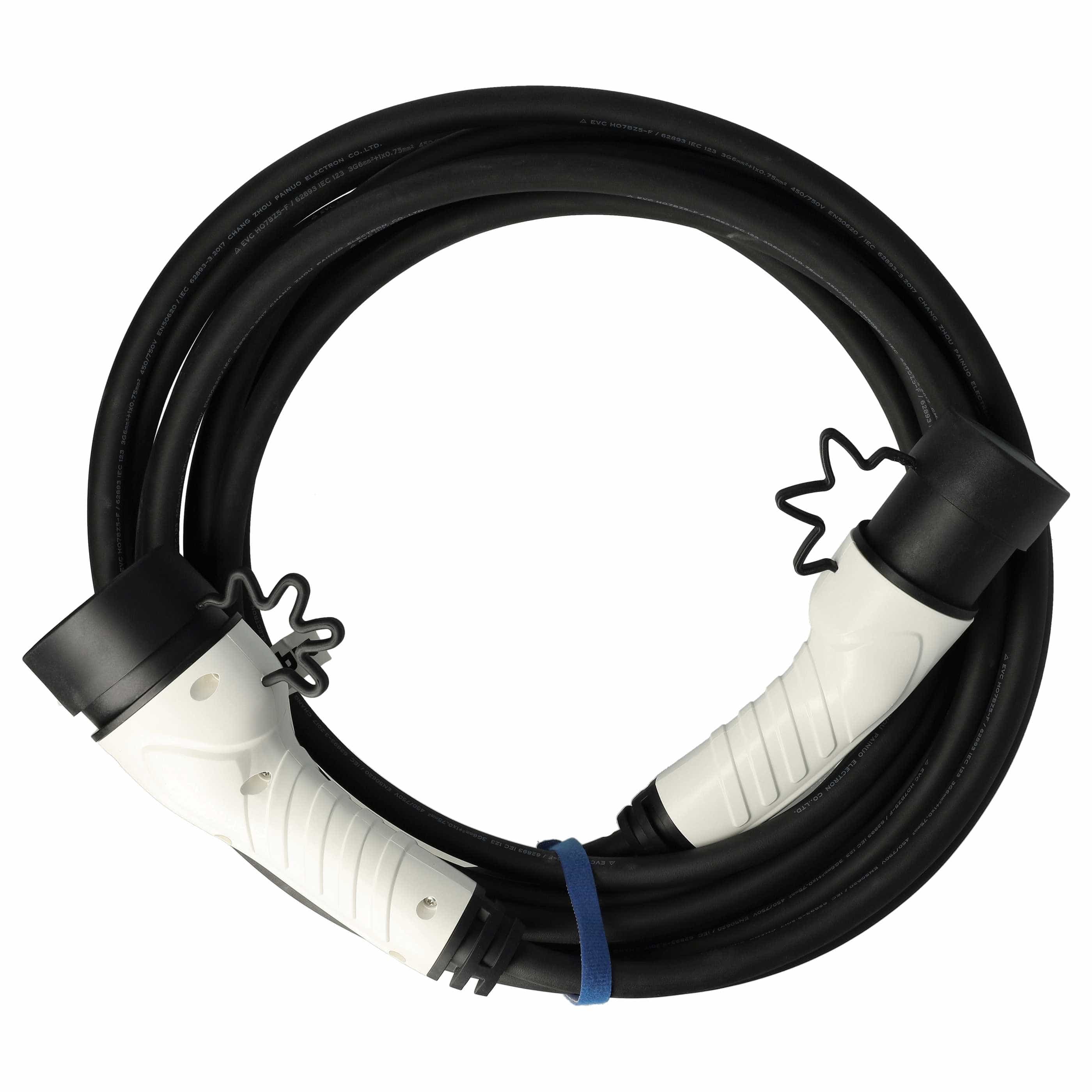 Charging Cable - Type 2 to Type 2 Cable, Single-Phase, 32 A, 7 kW, 10 m