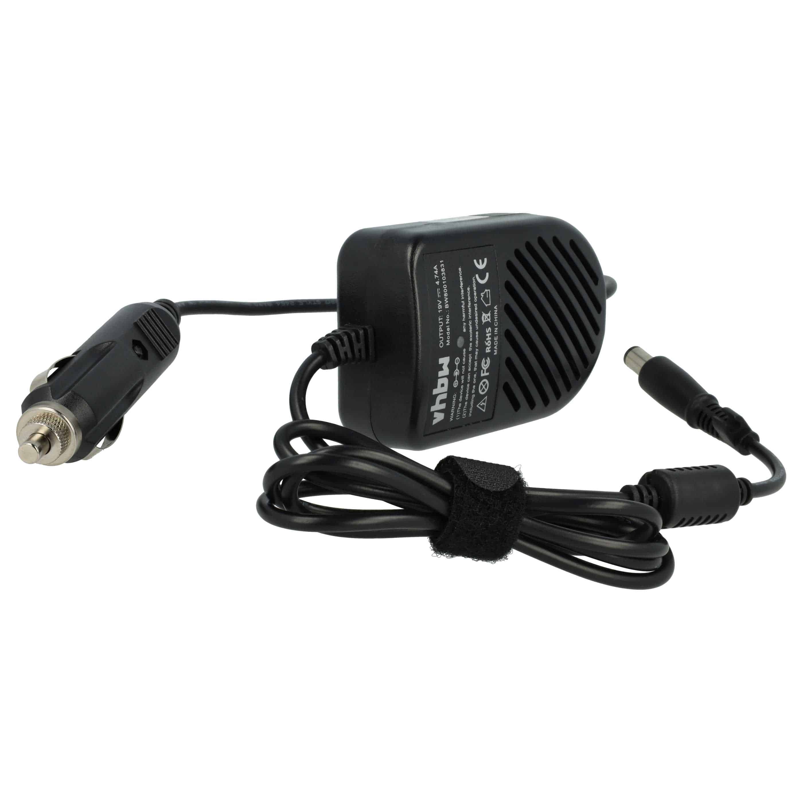 Vehicle Charger replaces HP 384021-001, ED494AA, 382021-002, AP091F13LF SE, 391173-001 Notebook - 4.74 A