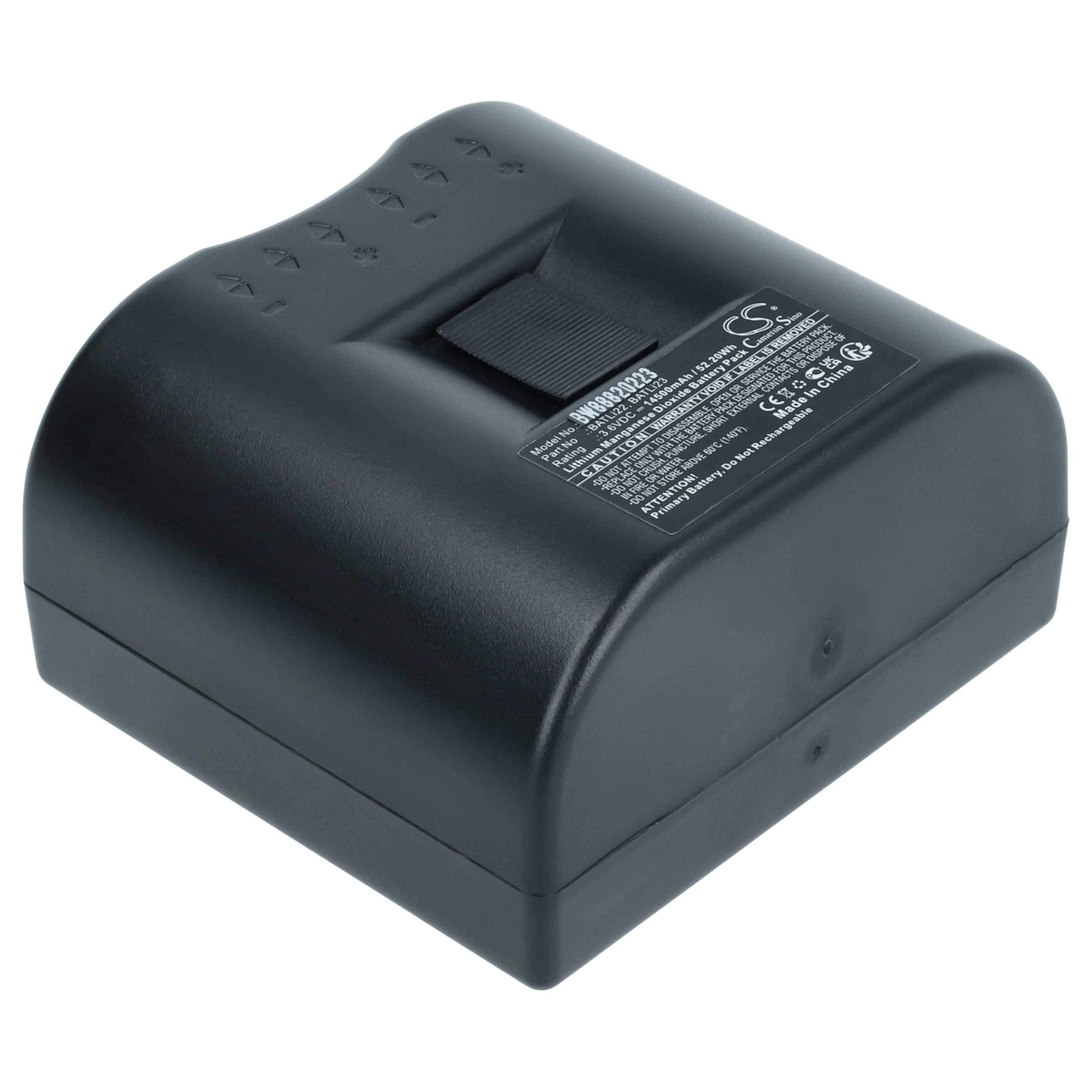 Batería reemplaza Daitem MPU01X, BATLI23, BATLI22 para instalación alarma (14500 mAh, 3,6 V, Li-MnO2)