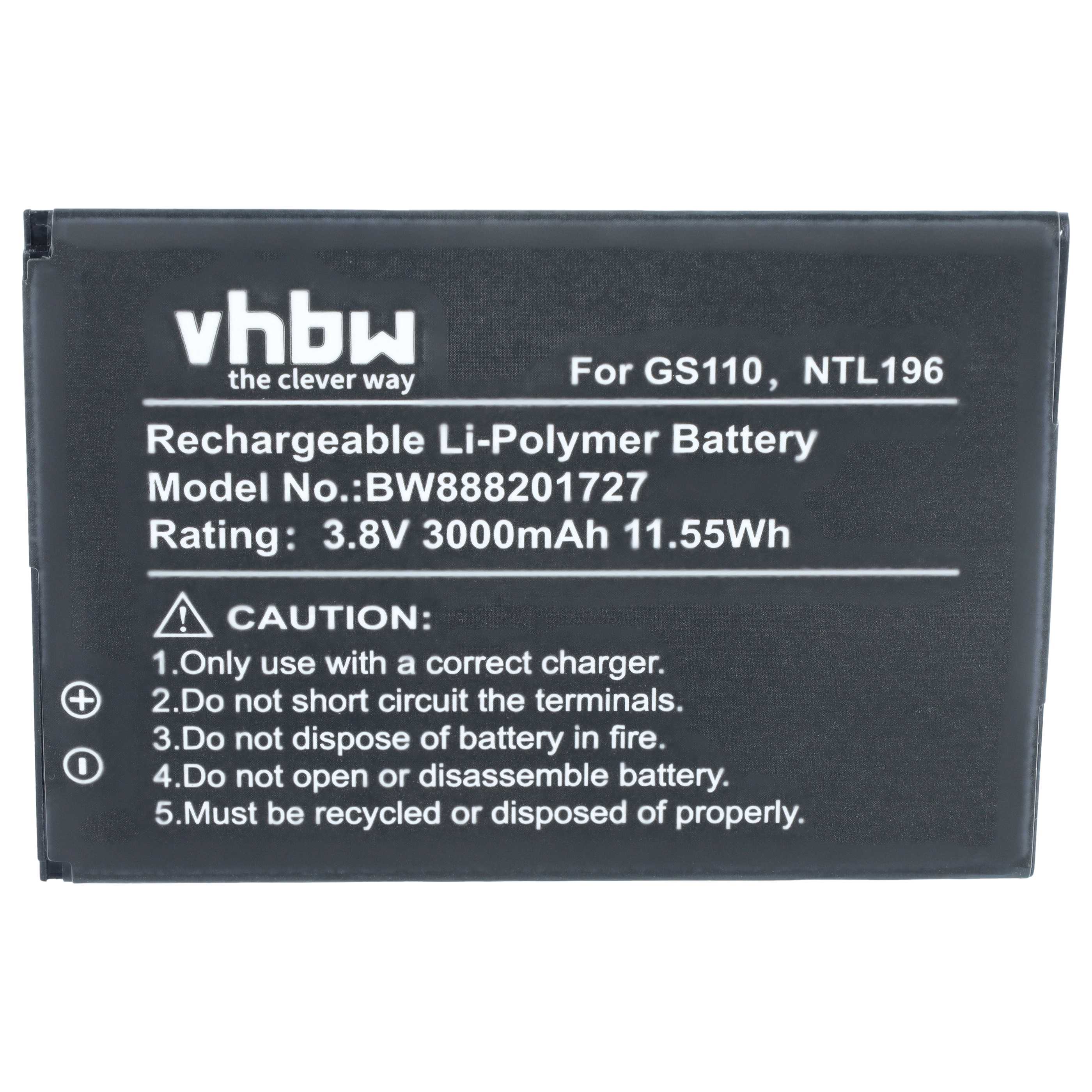 Mobile Phone Battery replaces Gigaset V30145-K1310-X471 - 3000 mAh 3.8 V Li-Ion