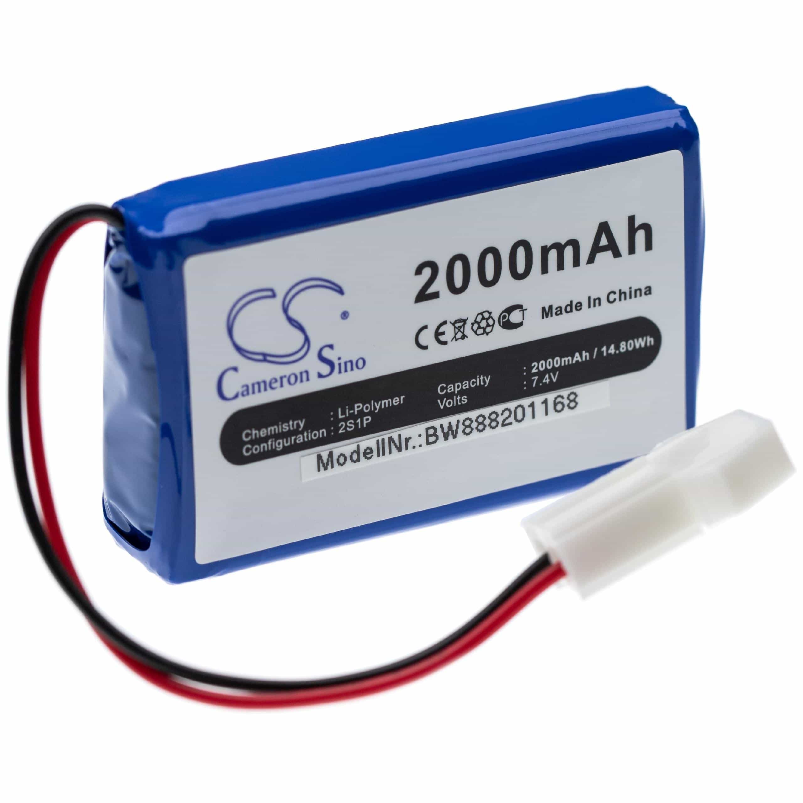 Model Making Device Battery for Brookstone Rover Revolution - 2000mAh 7.4V Li-polymer