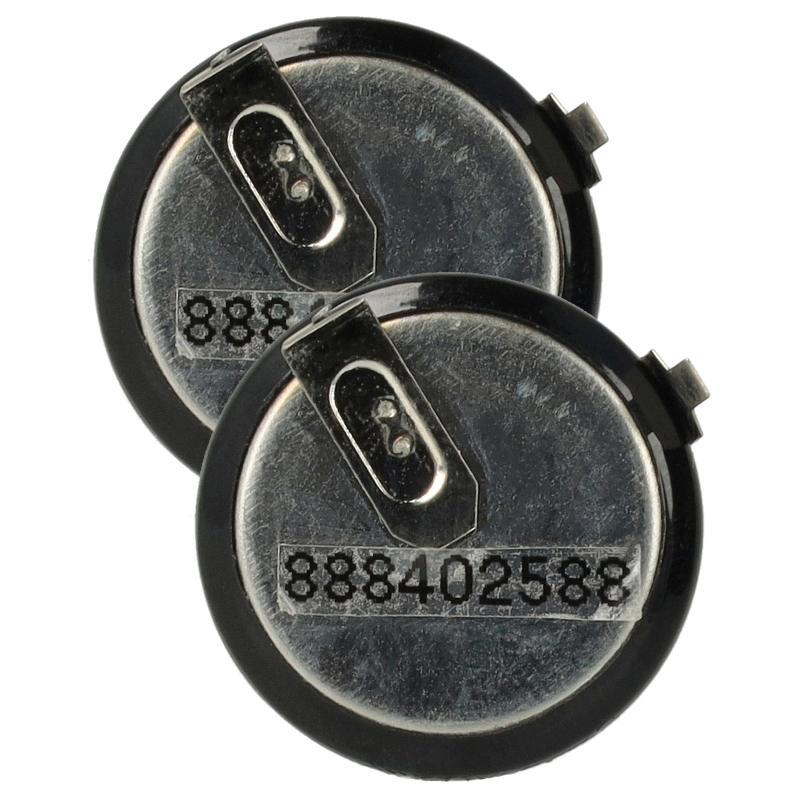 2x Akumulator do kluczyka samochodowego zamiennik VL2020, VL2025, LIR2025 - 20 mAh 3,6 V Li-Ion