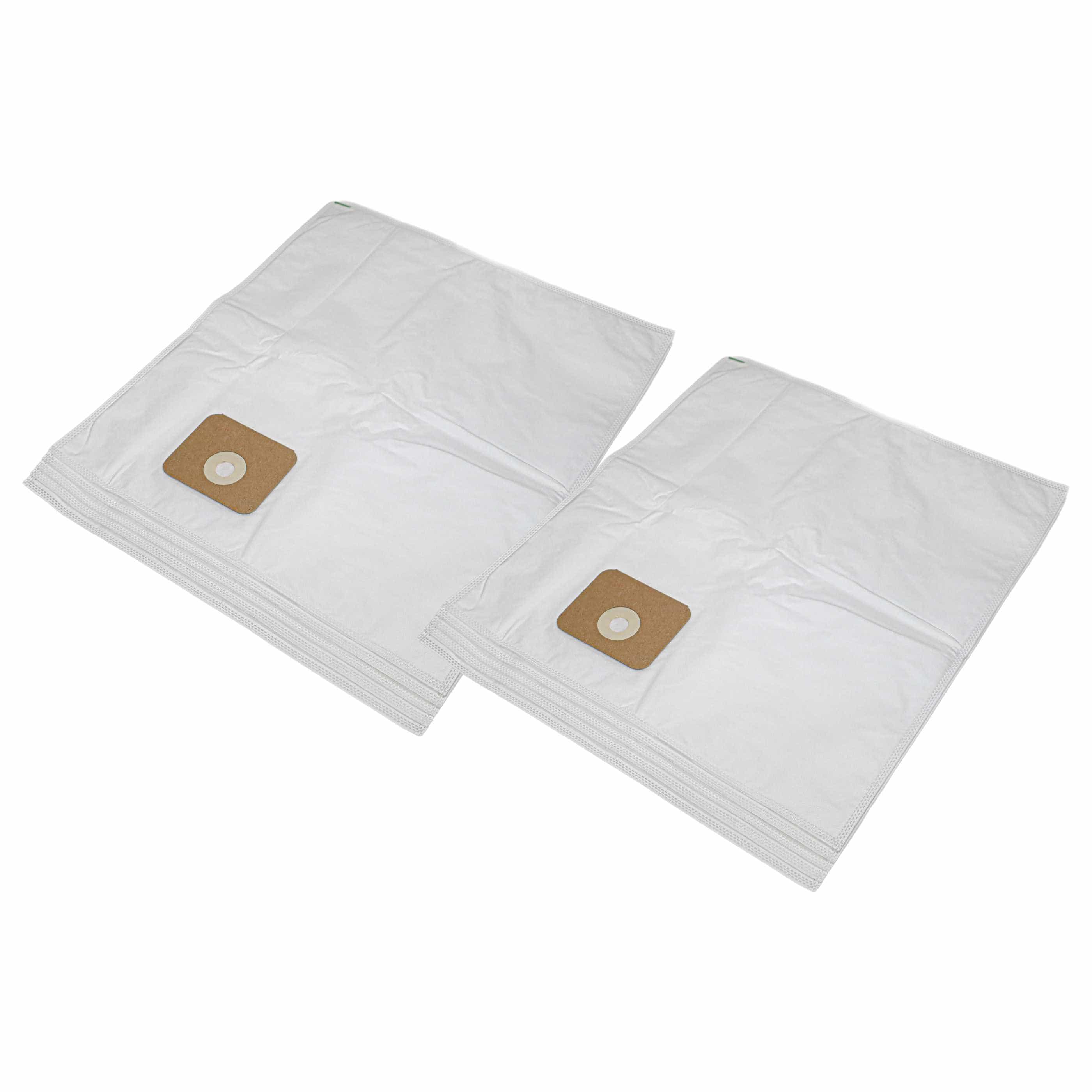 10x Sac remplace Nilfisk 107417195 pour aspirateur Nilfisk - microfibre non tissée