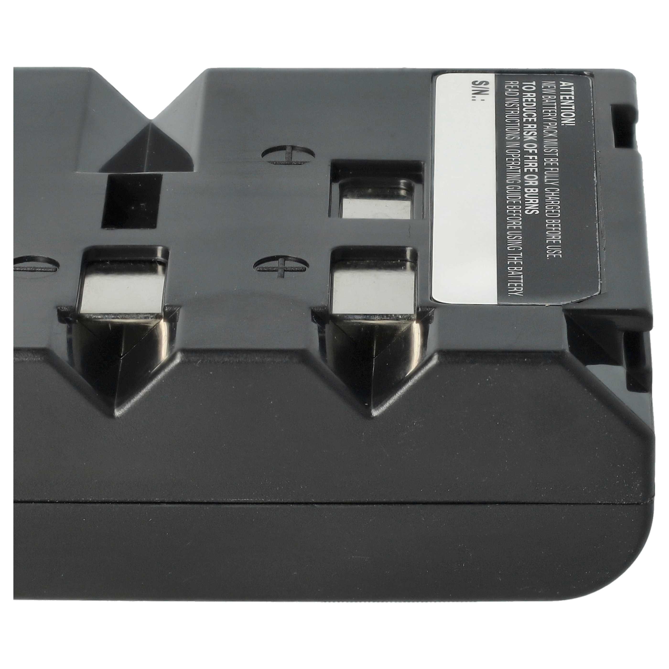 Videokamera-Akku (2 Stück) als Ersatz für Sharp BT-H21U, BT-H21, BT-H22, BT-H22U für Sharp - 2700mAh 3,6V NiMH