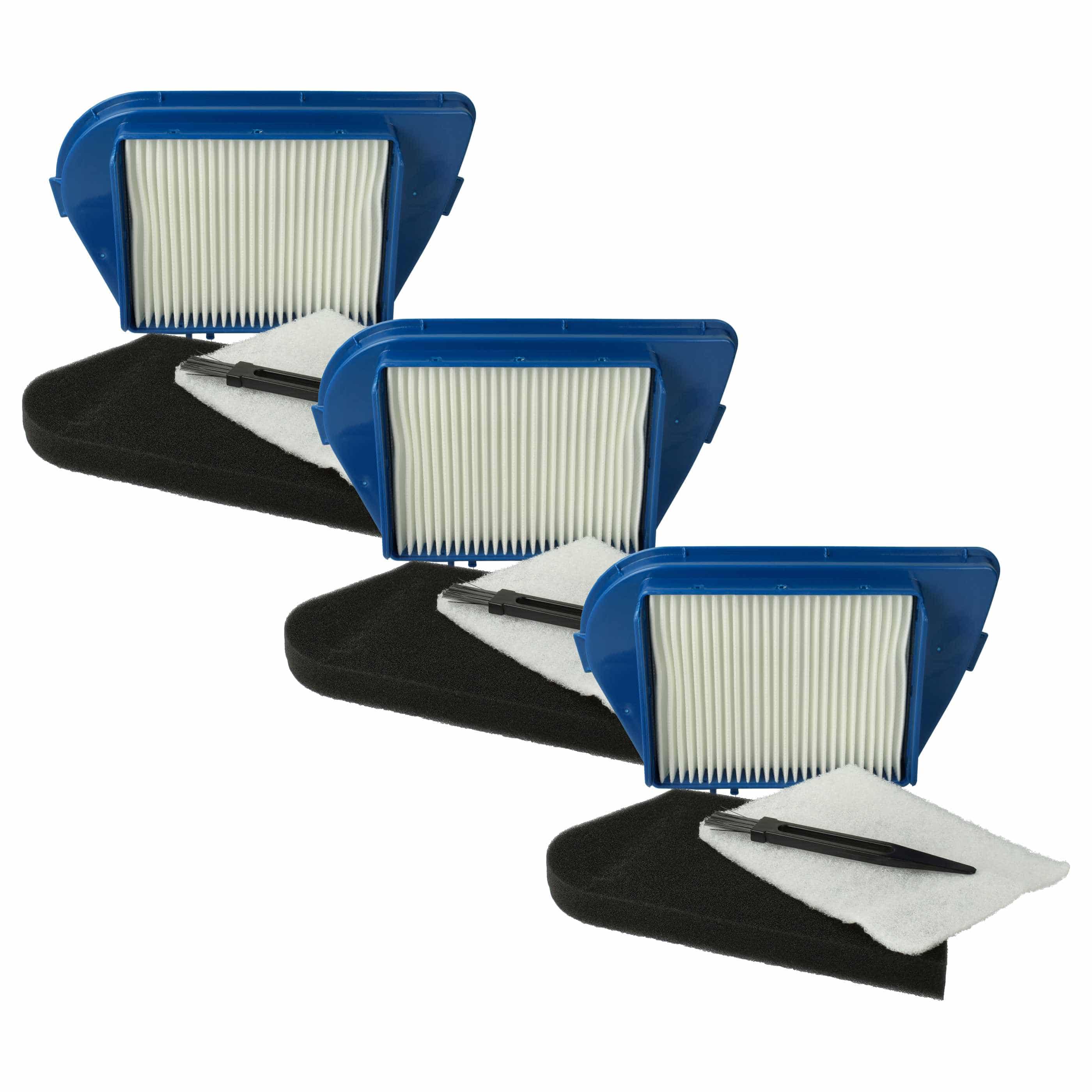 12 Part Filter + Brush Set replaces Rowenta ZR004601 for Moulinex Vacuum Cleaner etc.