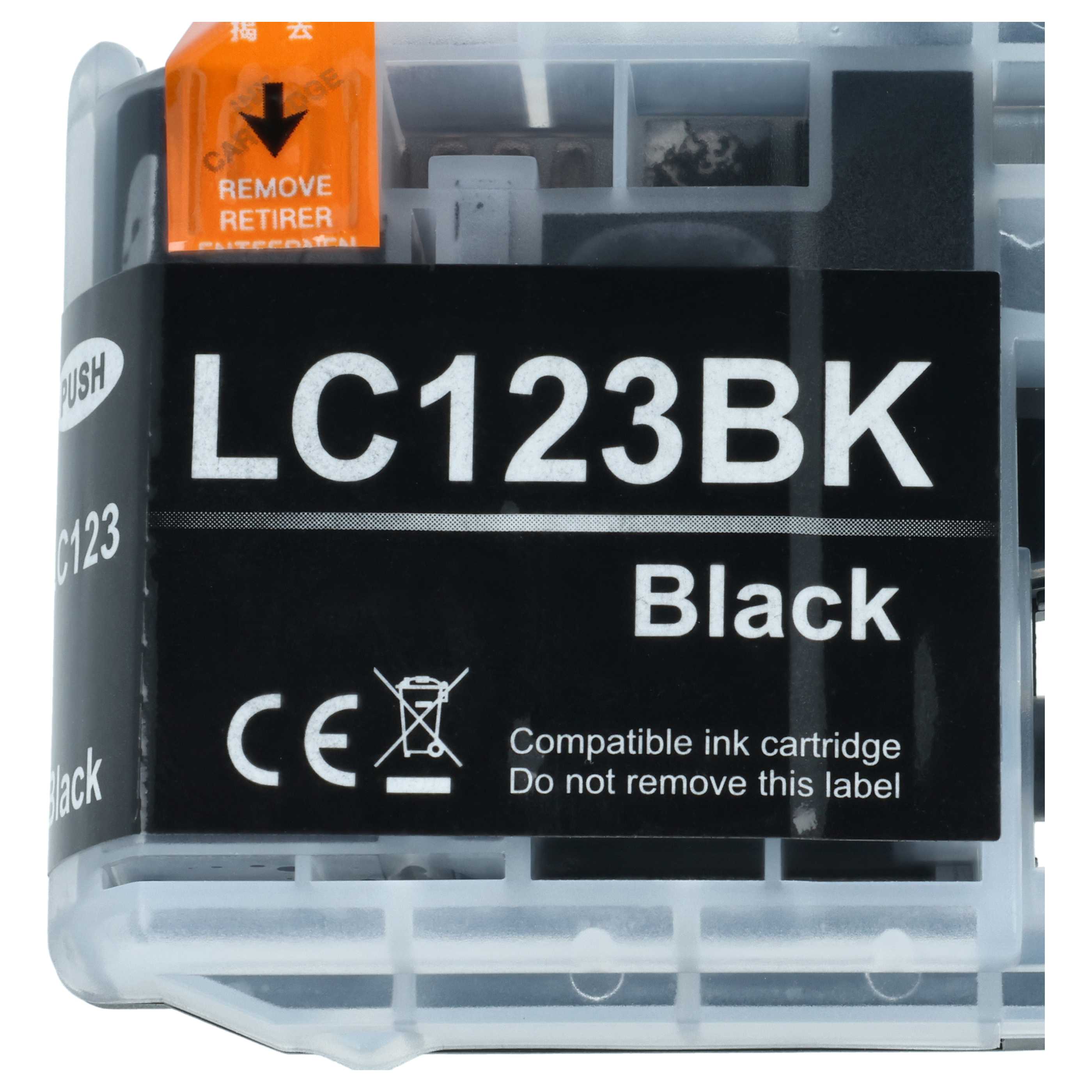 5x Ink Cartridges replaces Brother LC123, LC123C, LC123BK, LC123Y, LC123M DCP-J4110DW Printer - B/C/M/Y