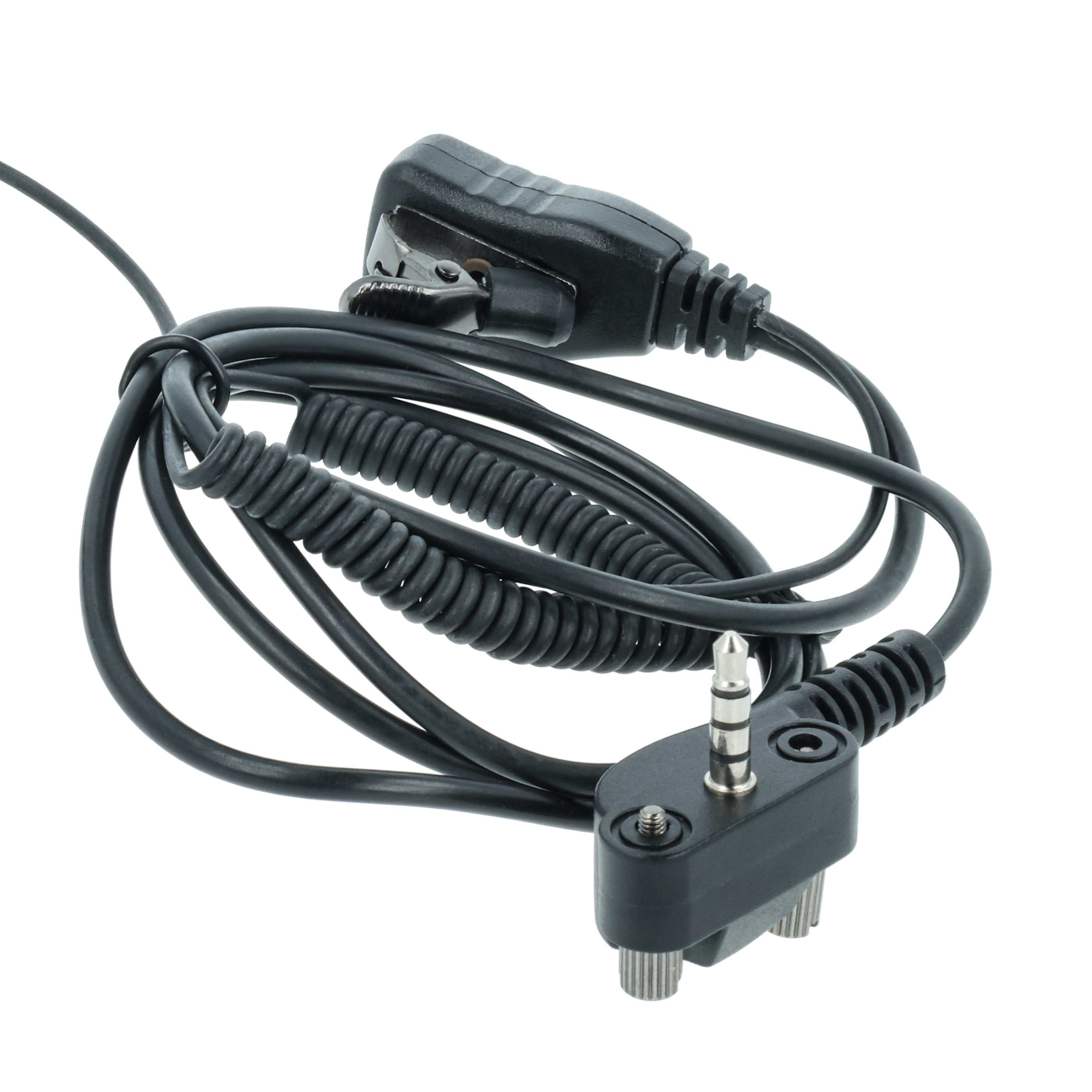 10x Słuchawka z mikrofonem do radiotelefonu Yaesu Vertex VX-130 - przycisk odbioru połączeń + klips