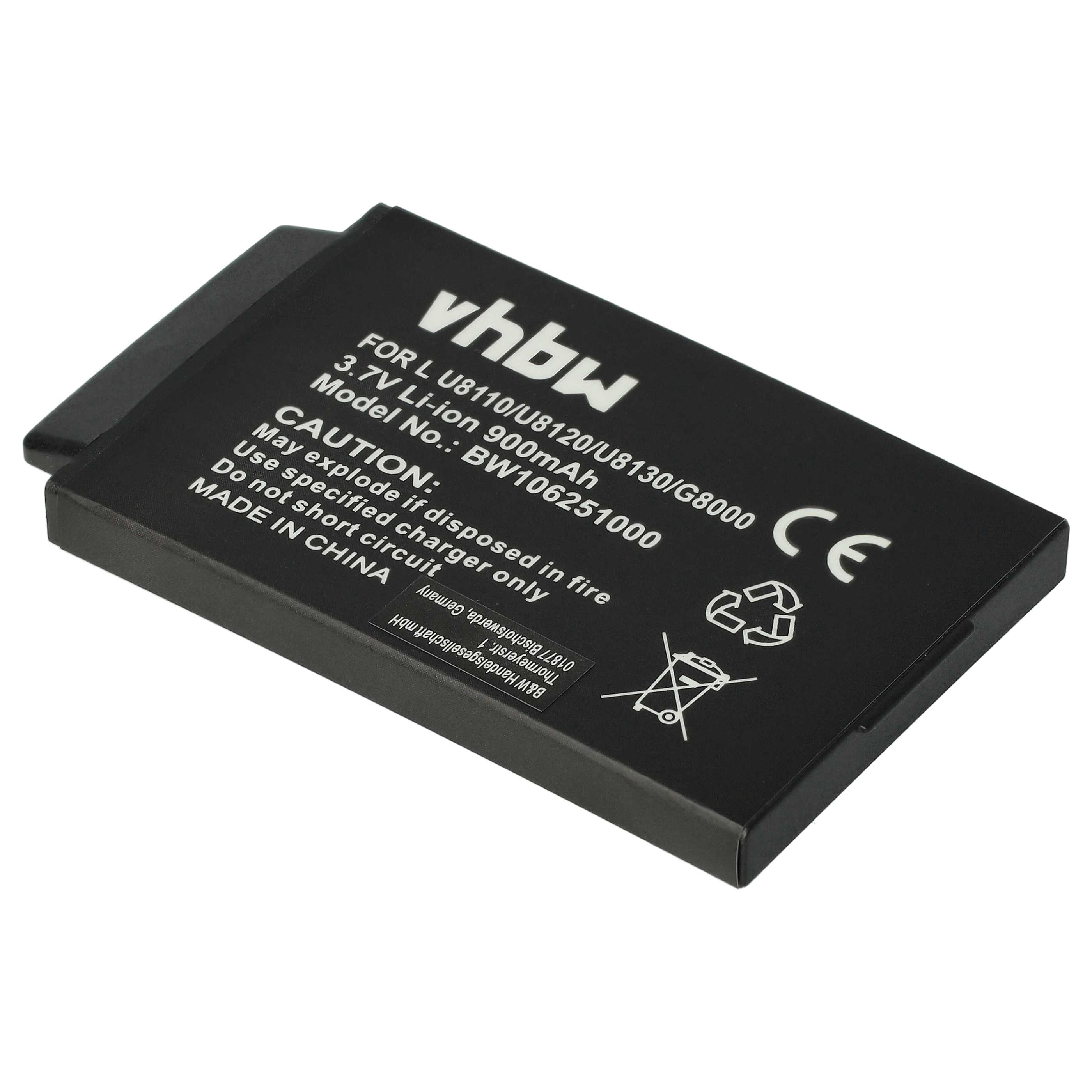 Mobile Phone Battery Replacement for LG BSL-42G - 900 mAh 3.7 V Li-Ion