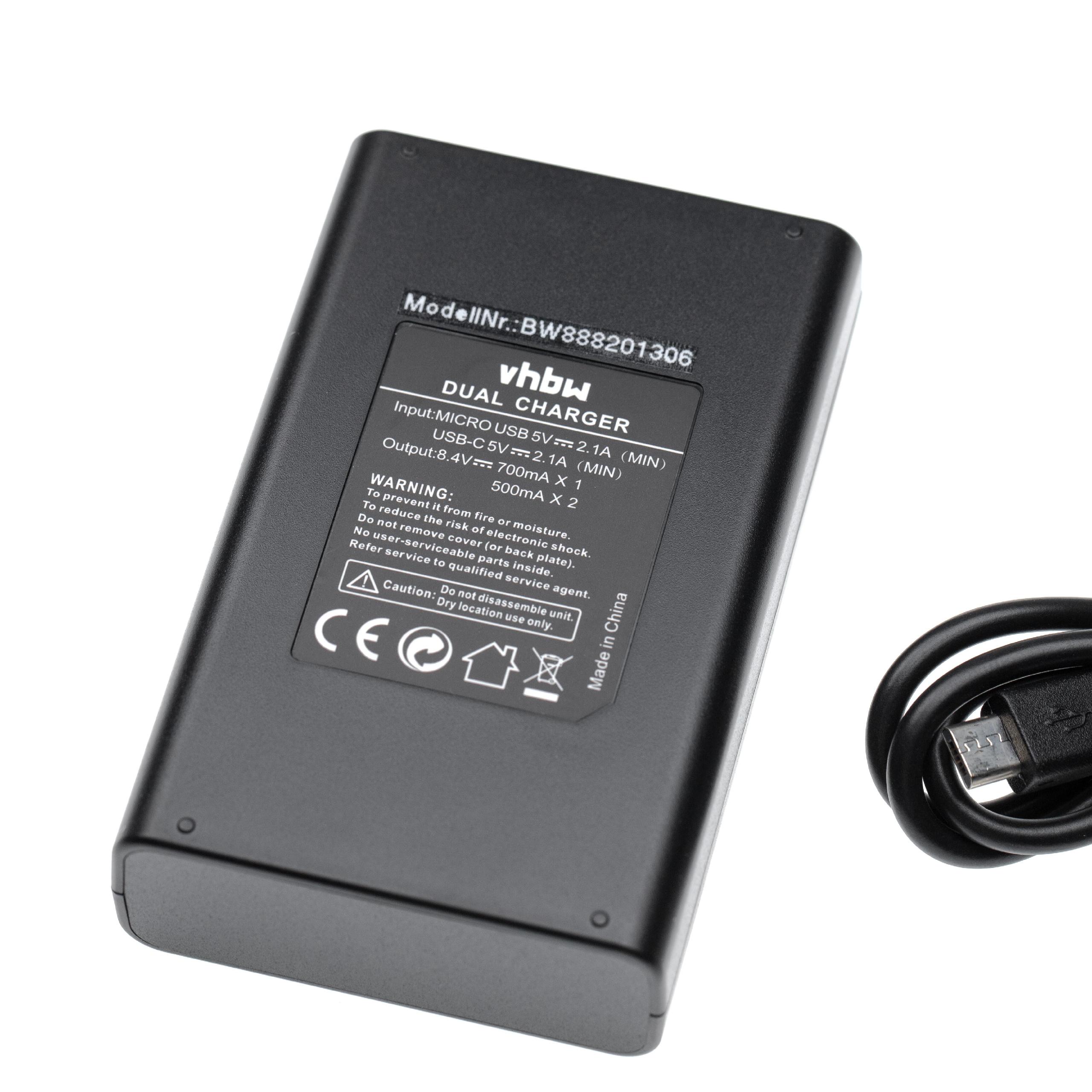 Battery Charger suitable for D-Lux Type 109 Camera etc. - 0.5 A