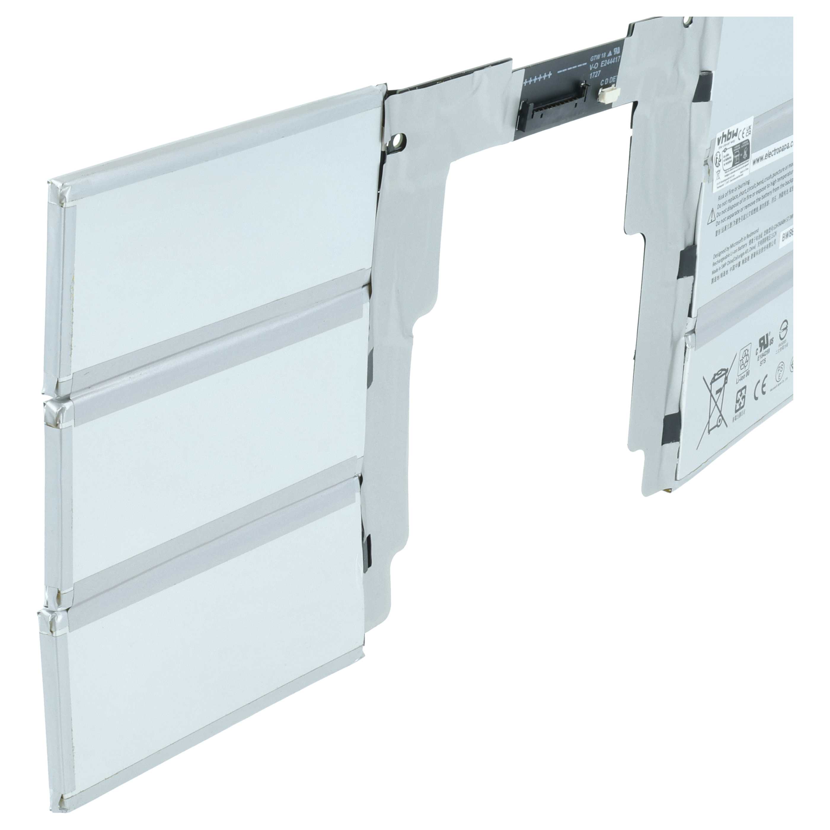 Batterie remplace Microsoft G3HTA049H pour ordinateur portable Microsoft- 5000mAh 11,36V Li-polymère