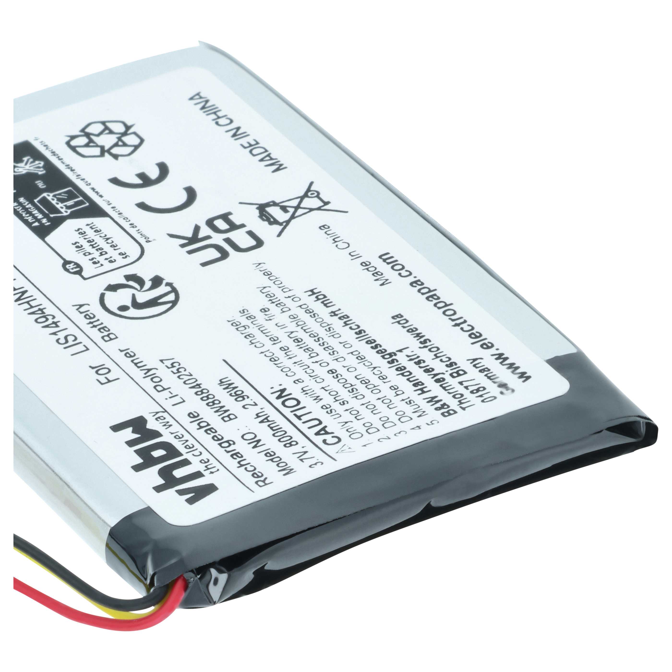 Akumulator do słuchawek bezprzewodowych zamiennik Sony LIS1494HNPPC - 800 mAh 3,7 V LiPo