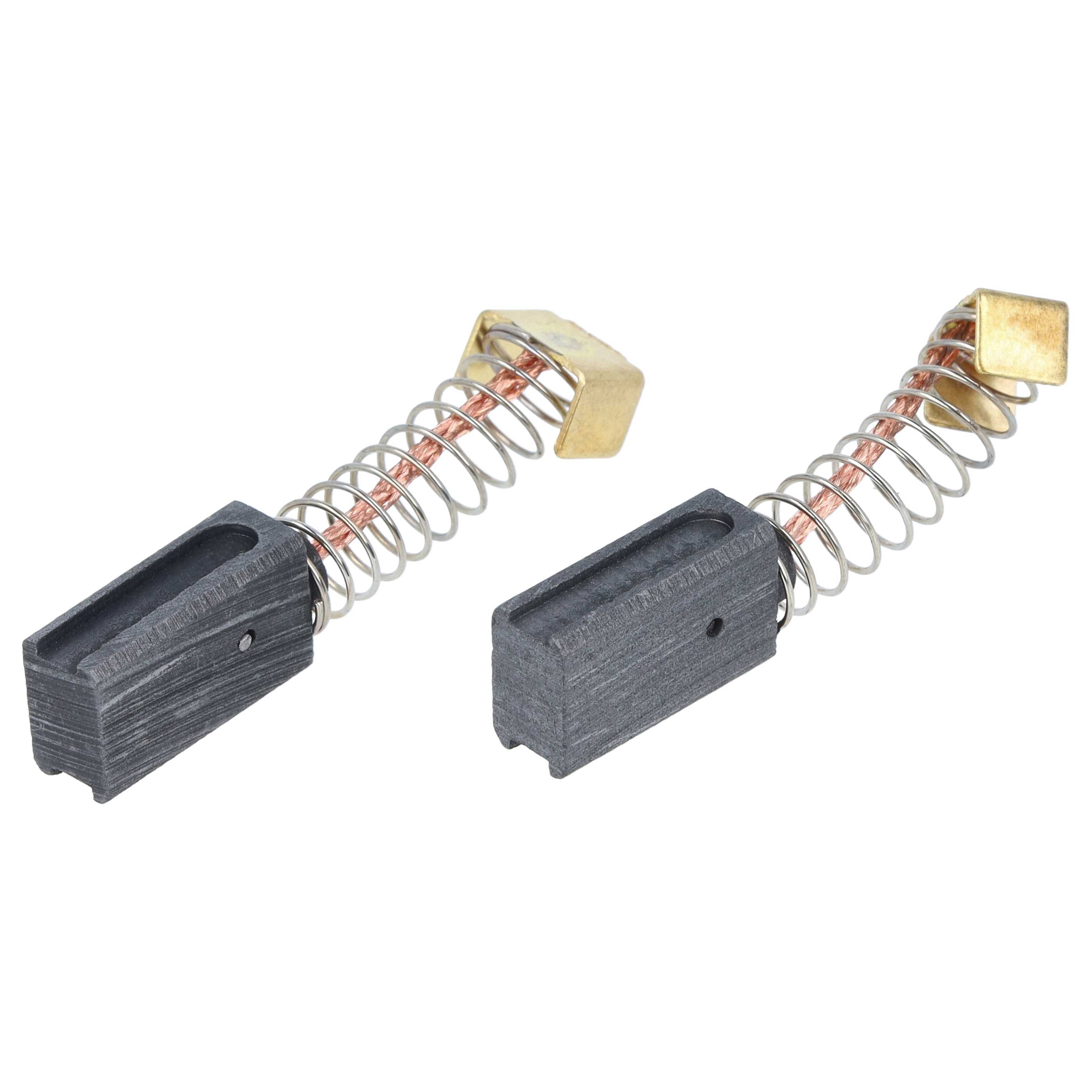Kohlebürsten (2 Stück) für Parkside PBH 1500 A1, u.a., ersetzt K495098100, 14.2*7.86*4.9 mm, Auto-Stopp-Funktion
