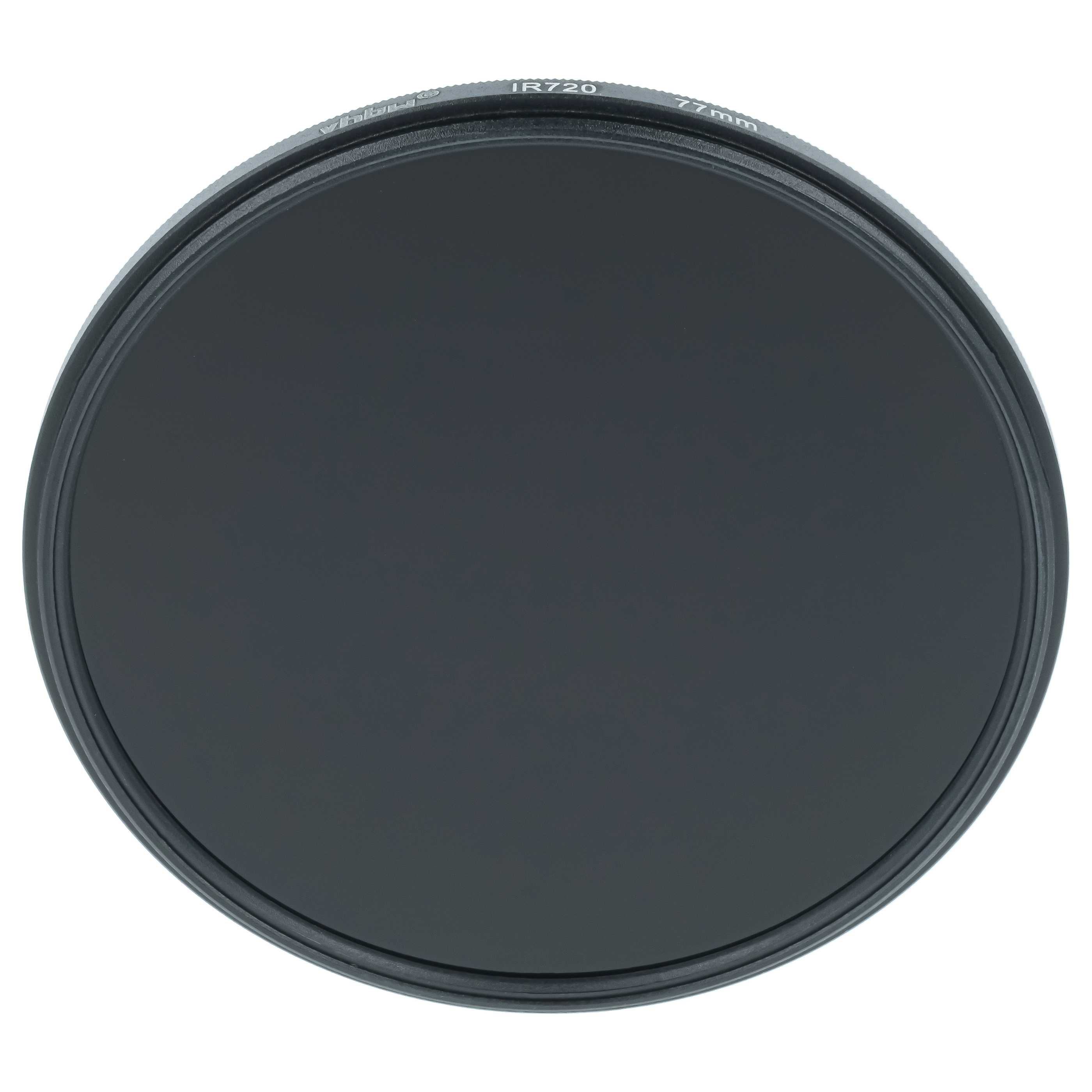 Filtr podczerwieni 720nm na obiektyw z gwintem 77 mm - Filtr IR