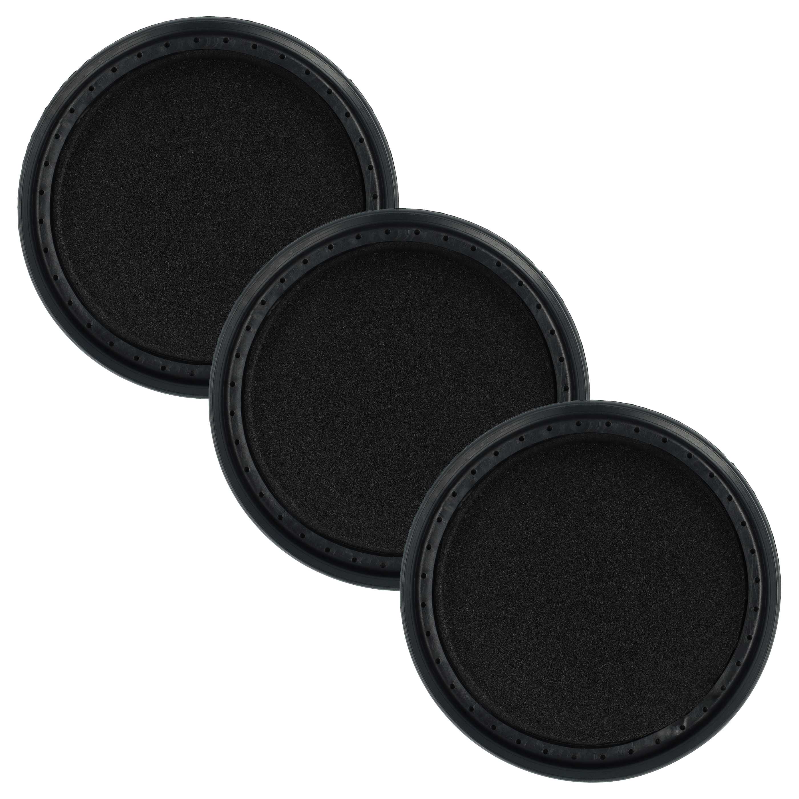3x Filtermotor filter replaces Arnica BF 84 for Arnica Vacuum Cleaner, 10.9 x 10.9 cm