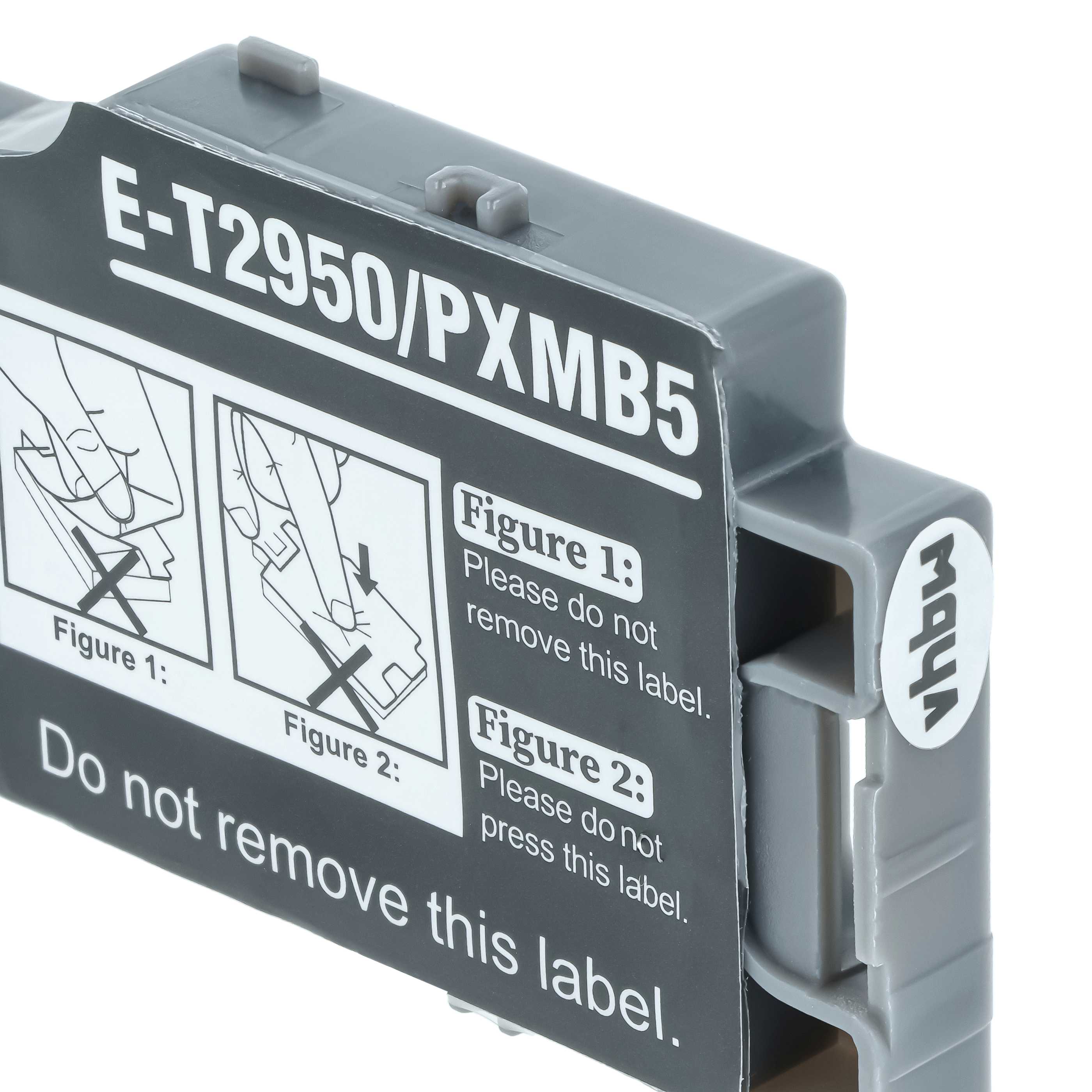 Depósito tinta residual para impresora de inyección de tinta Epson Workforce WF-100 W, WF-110 W - negro