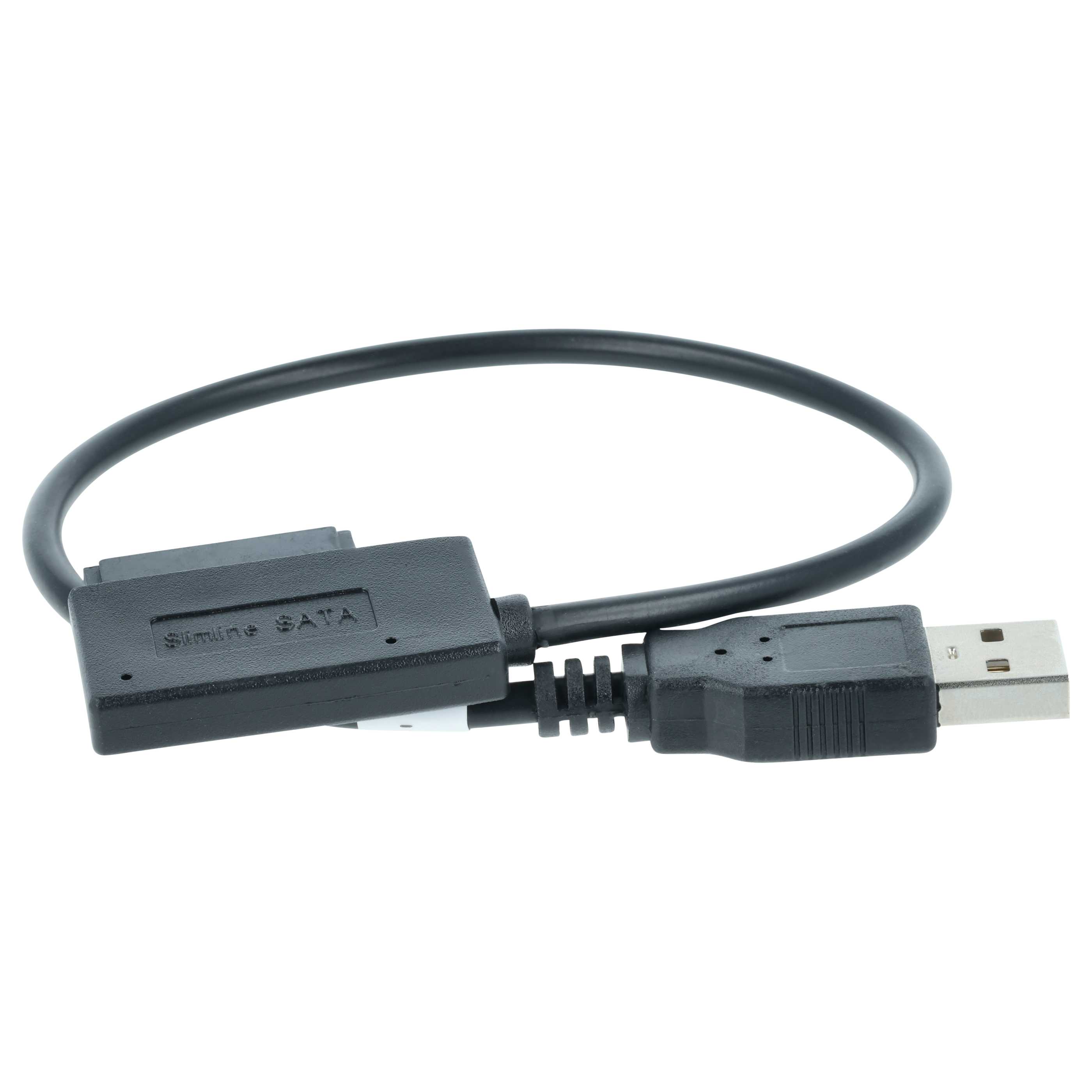 Cable adaptador de Slimline SATA II de 13 pines a USB para unidades de CD/DVD y discos duros - SATA a USB