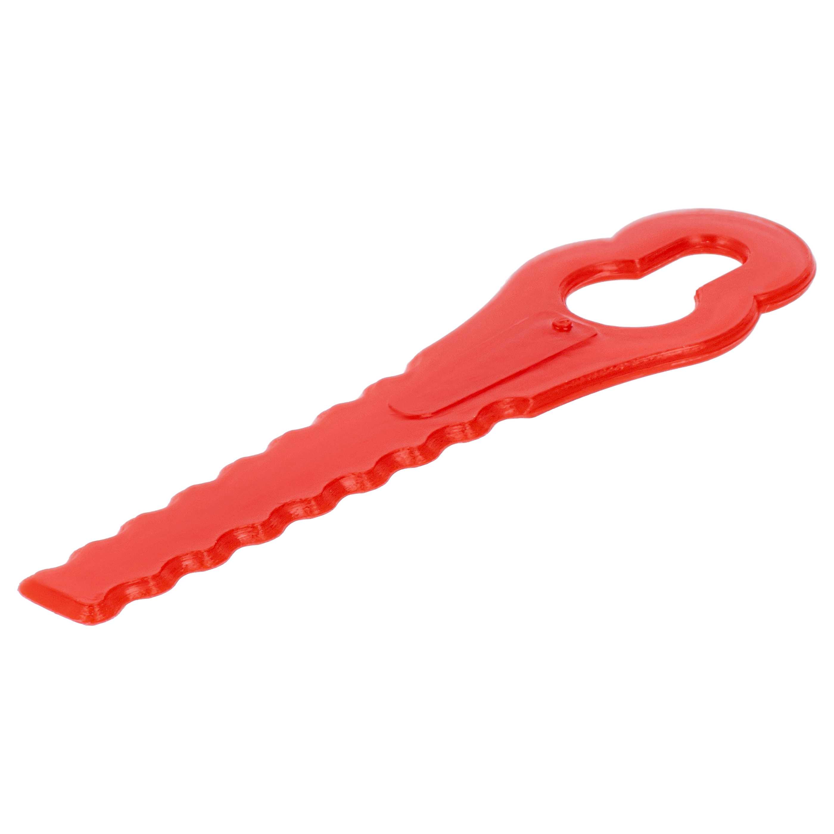 50x Lames remplace Grizzly 91094326 pour tondeuse – Couteaux polyamide, Rot