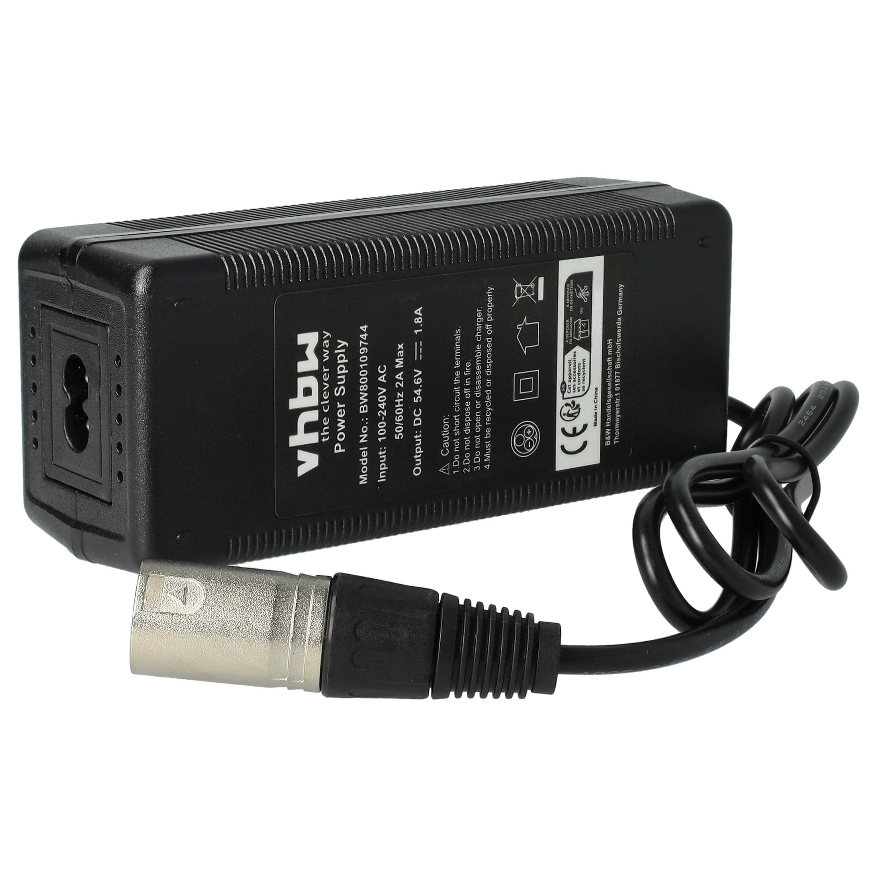 Charger suitable for NCM Essen ab 2015, London ab 2014, Paris ab 2014, Rome ab 2016 E-Bike Battery - For 48 V 