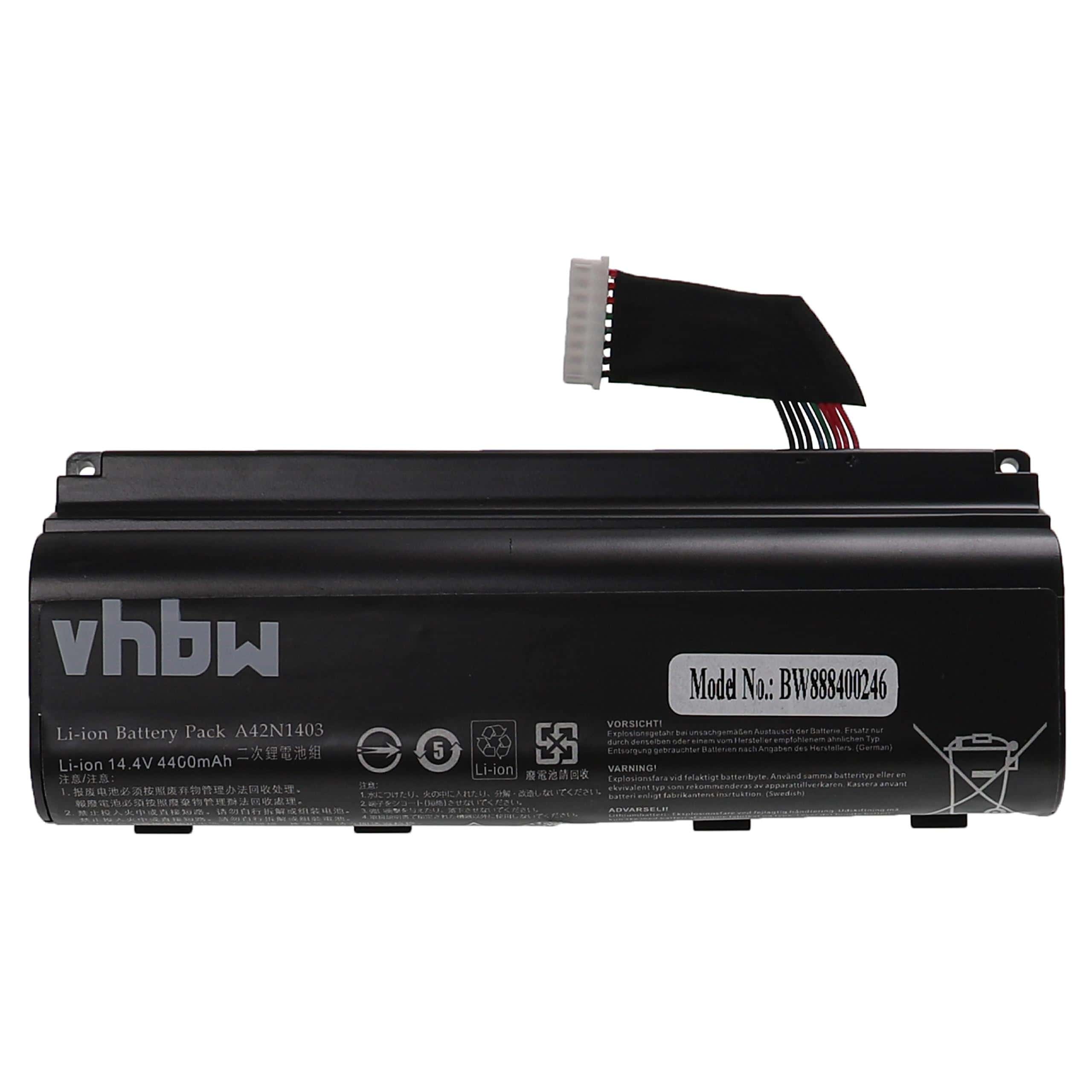 Akumulator do laptopa zamiennik Asus 0B110-00290000M, A42LM93, A42LM9H, A42N1403 - 4400 mAh 14,4 V Li-Ion