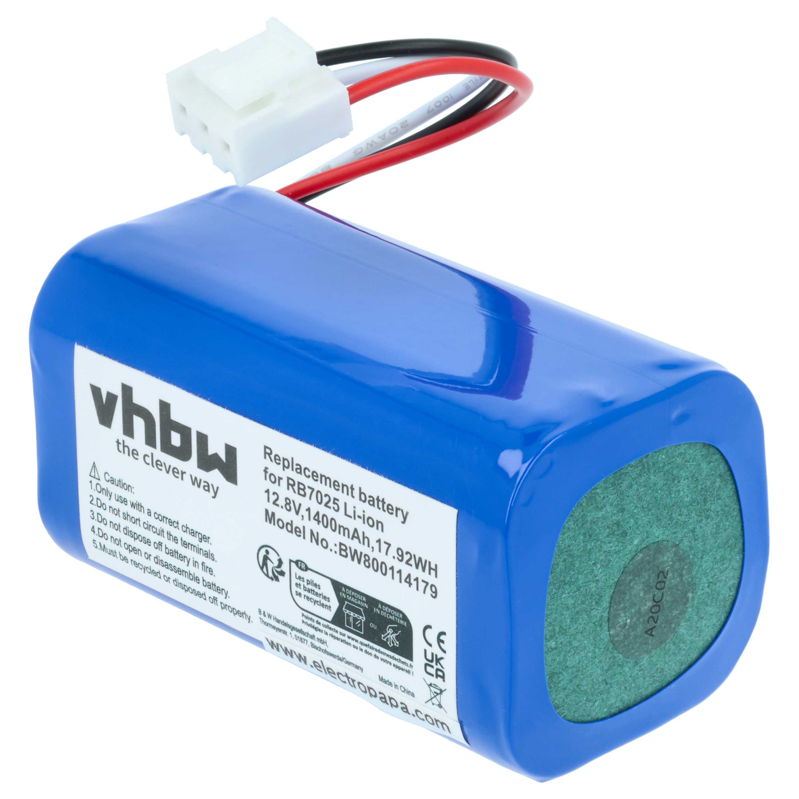 Battery replaces Philips CP0111/01, 4IFR19/66 for Philips etc. 1400mAh, 12.8V, Li-Ion