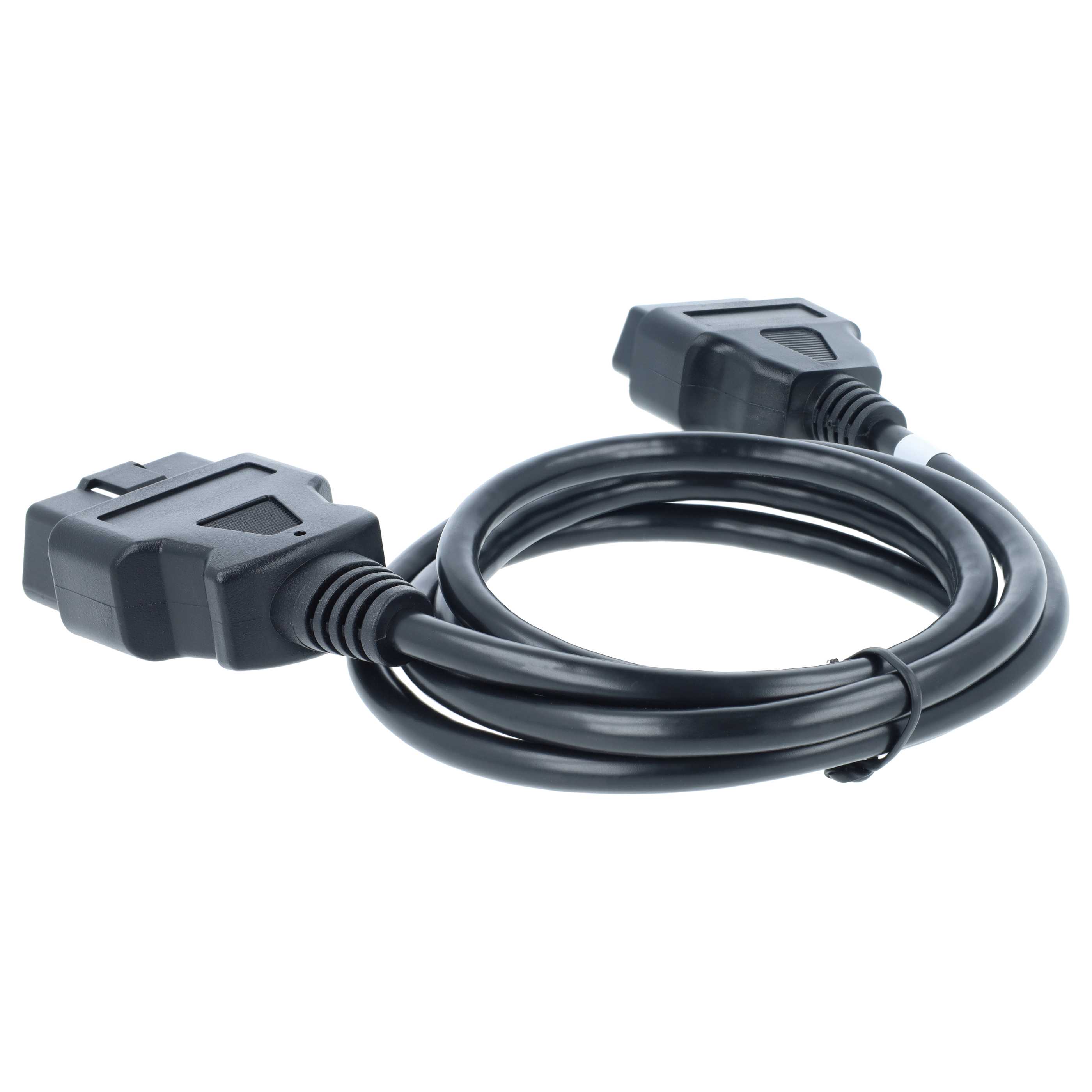 vhbw OBD2 Verlängerungskabel 150cm OBD2 16Pin (w) auf 16Pin (m)