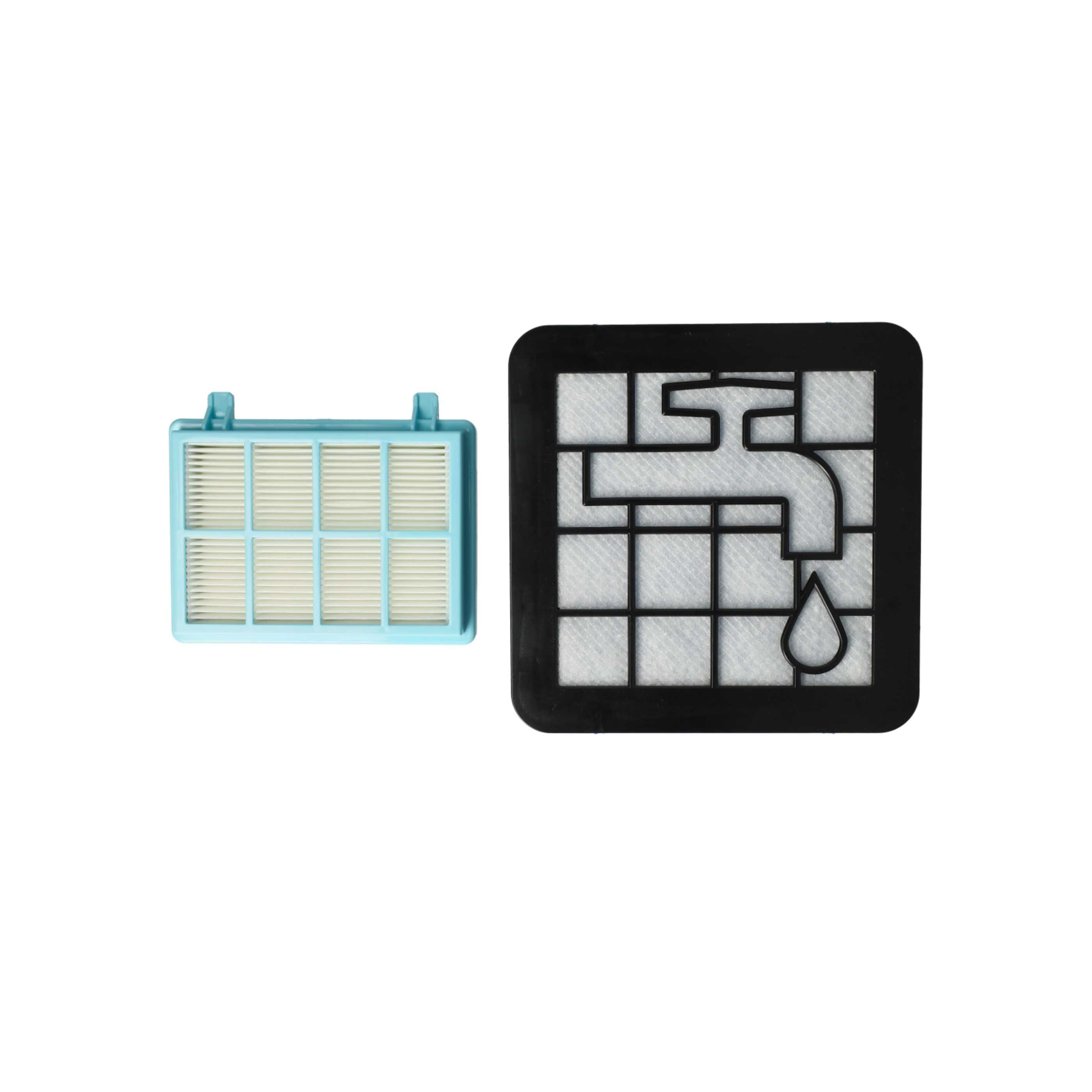 3x Filter Set replaces Philips 432200494471 for Philips Vacuum Cleaner - Vacuum Cleaner Filter Set