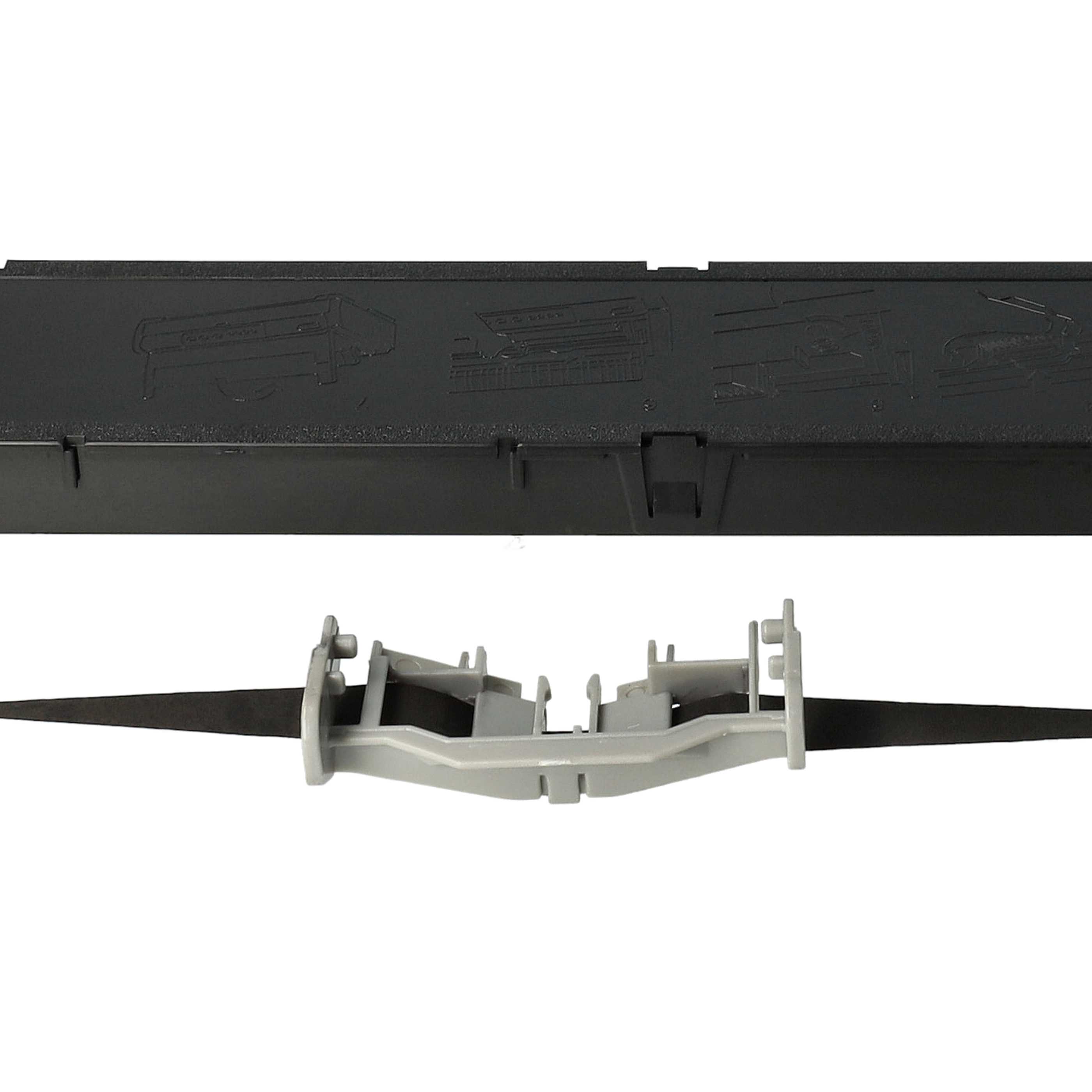 10x Ink Ribbon replaces OKI 44173406 for Dot Matrix, Receipt Printer - Black