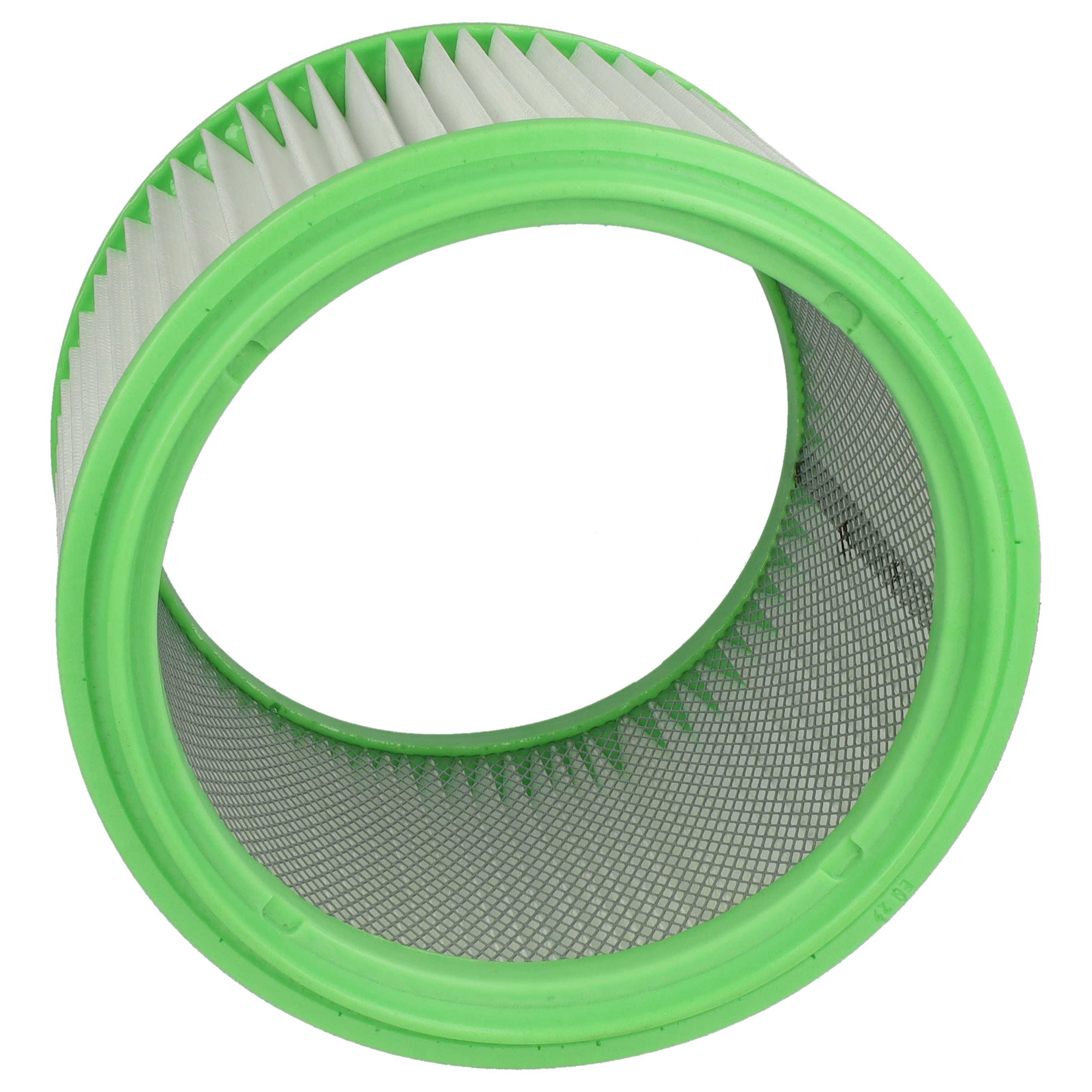 3x Filtercartridge filter replaces Makita 413525 for Gisowatt Vacuum Cleaner, white / green
