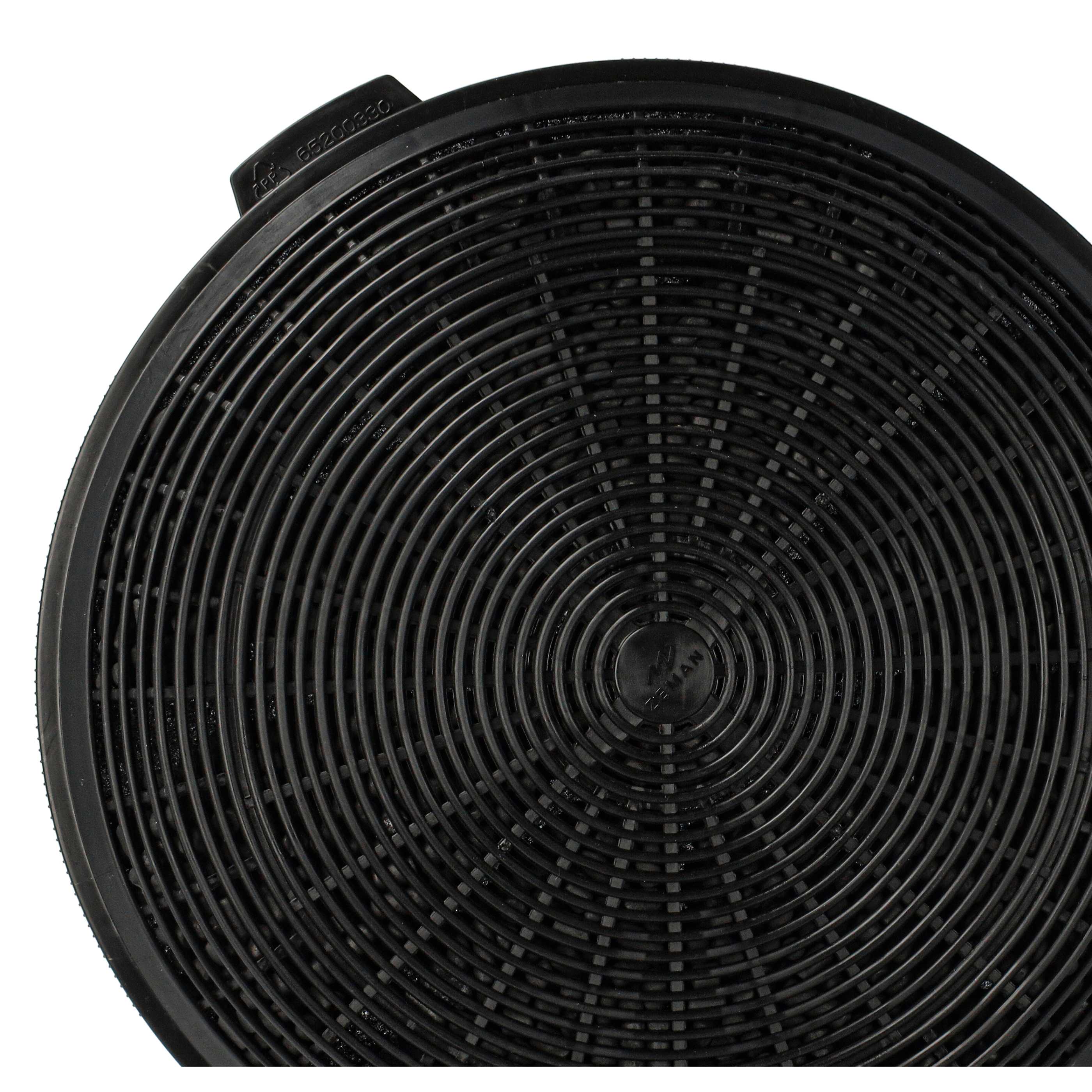 2x Filtres à charbon actif remplace Electrolux E251005 pour hotte Oranier