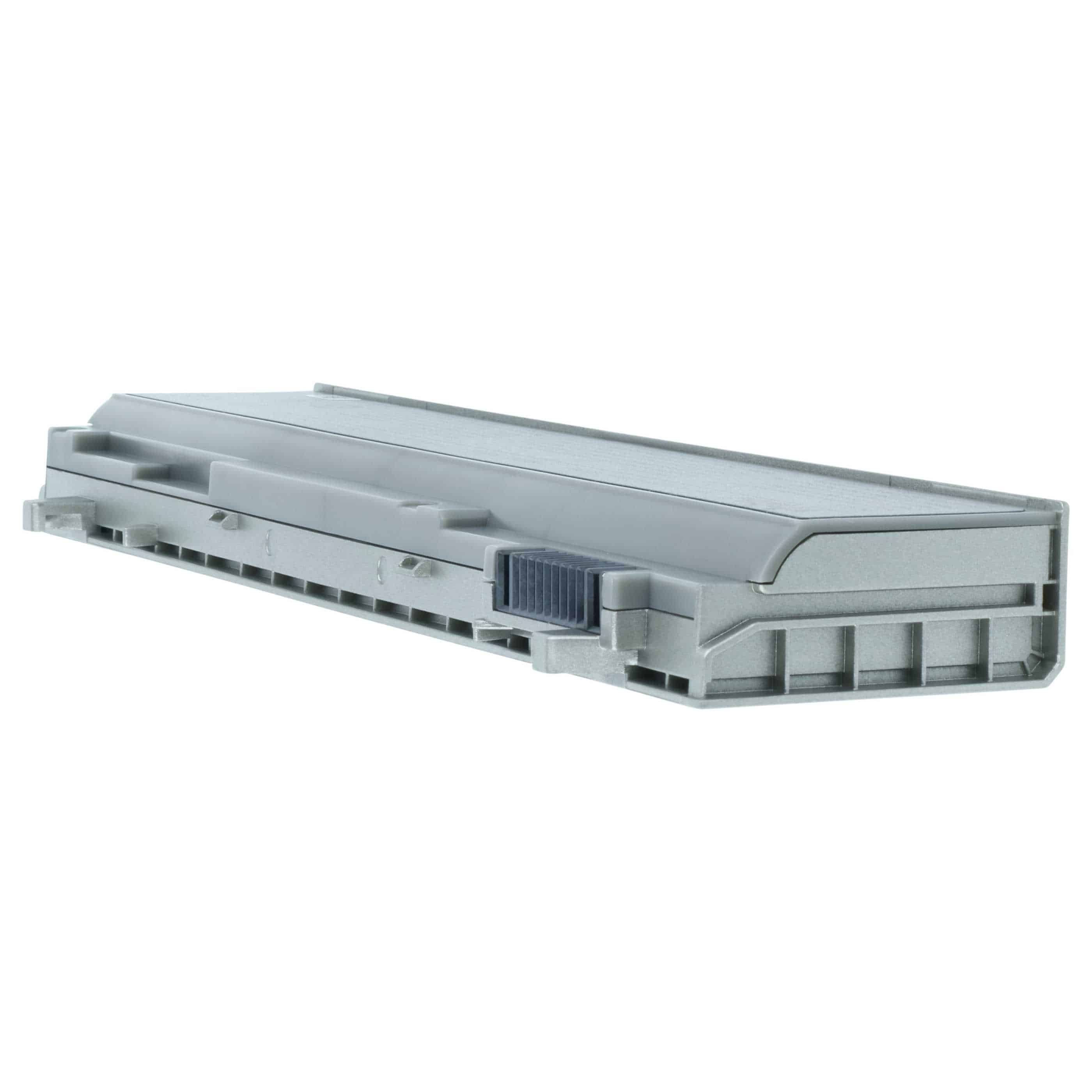 Batteria sostituisce Dell 0P018K, 0MP307, 0H1391, 0GU715 per notebook - 4400mAh 11,1V Li-Ion argento grigio