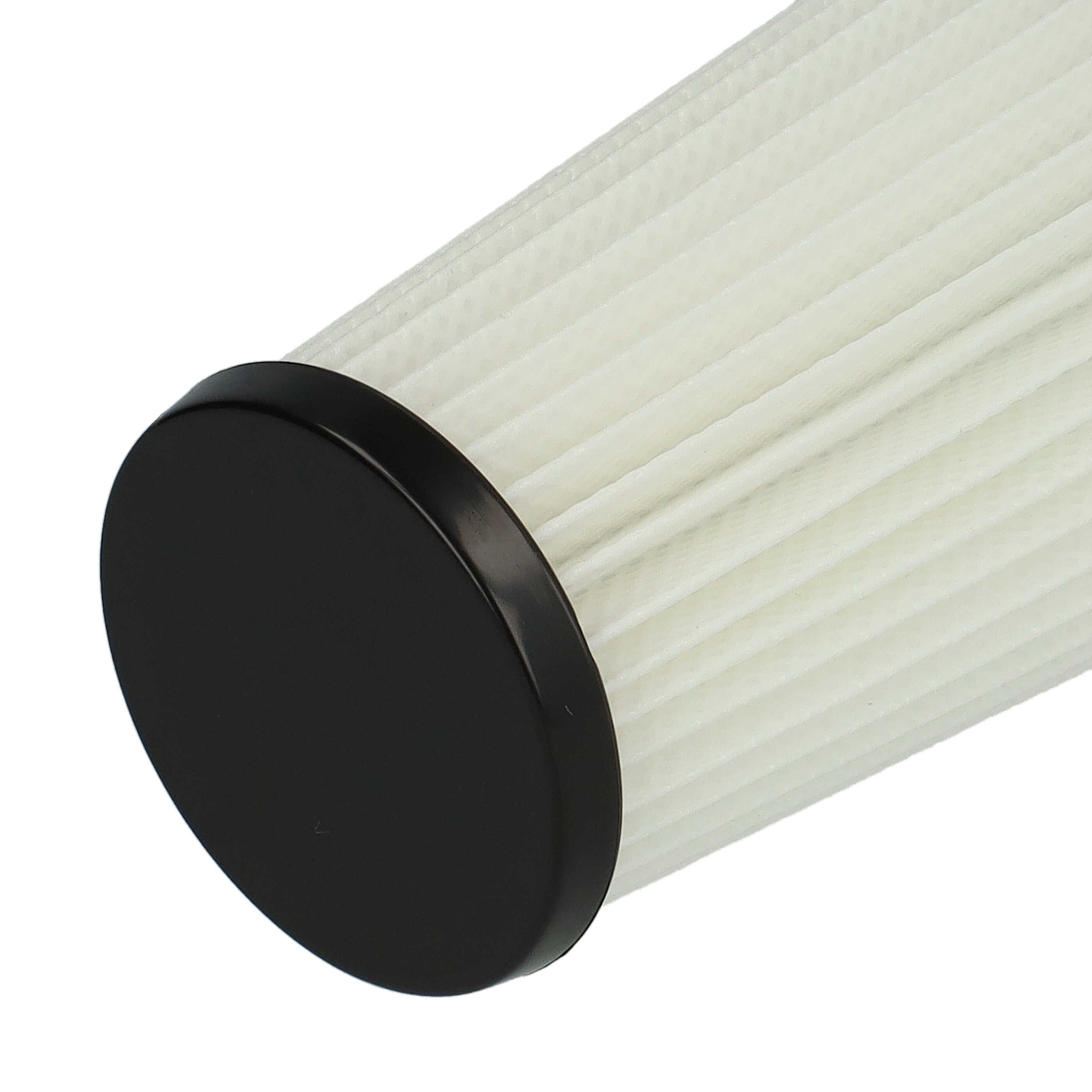 4x pleated filter replaces AEG AEF150, 9001683755, 90094073100 for Electrolux Vacuum Cleaner, black / white