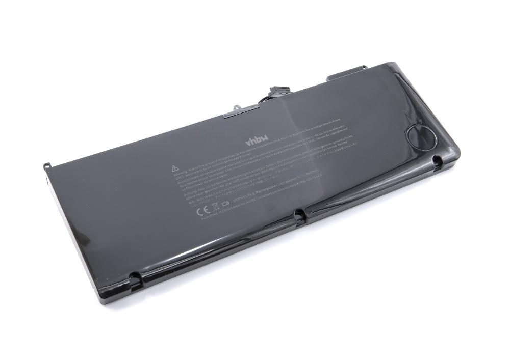 Batterie remplace Apple 020-7134-01, 020-7134-A pour ordinateur portable - 6600mAh 11,1V Li-polymère, noir