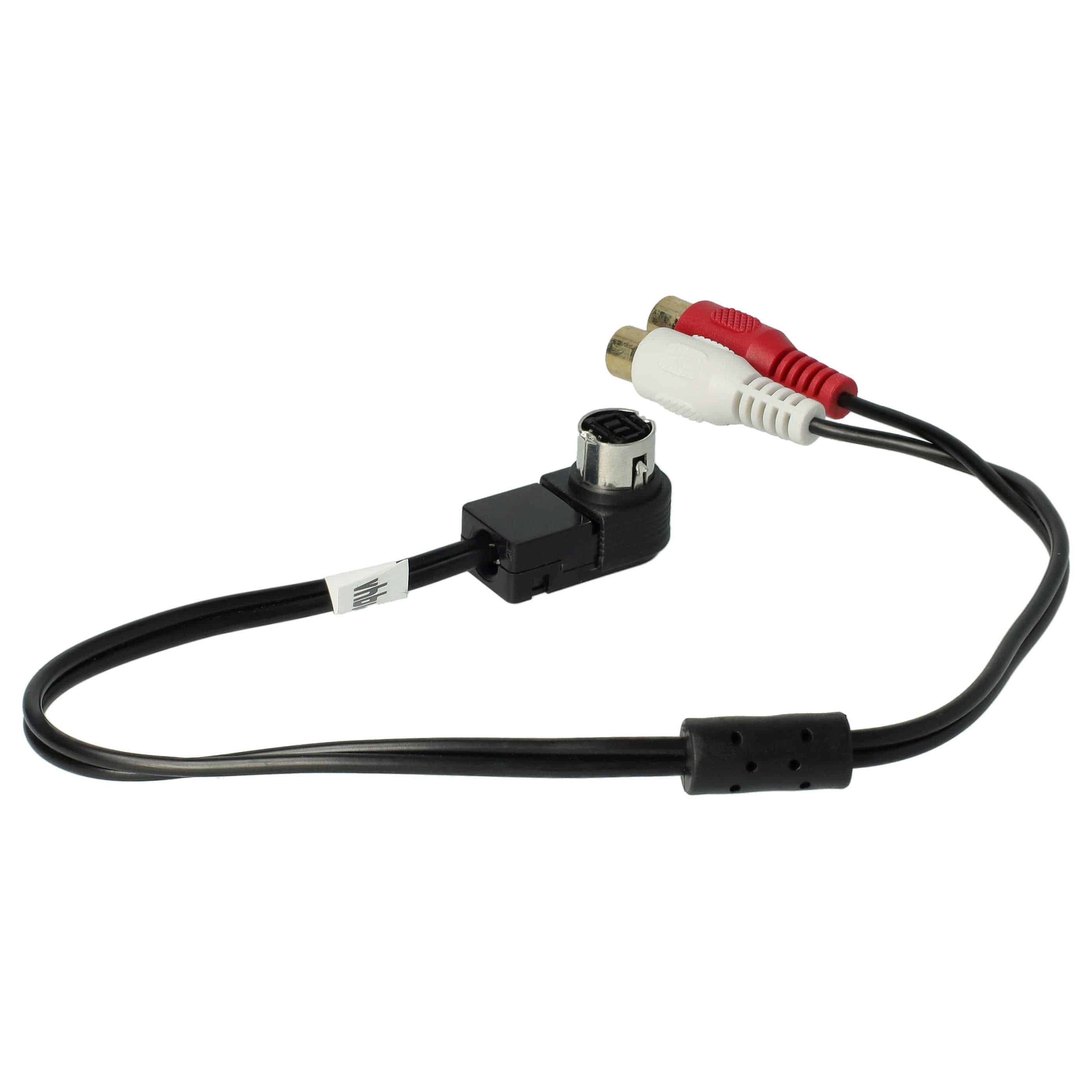 Audio Cable replaces JVC / Alpine KCA-121B for Car Radio - 60 cm long